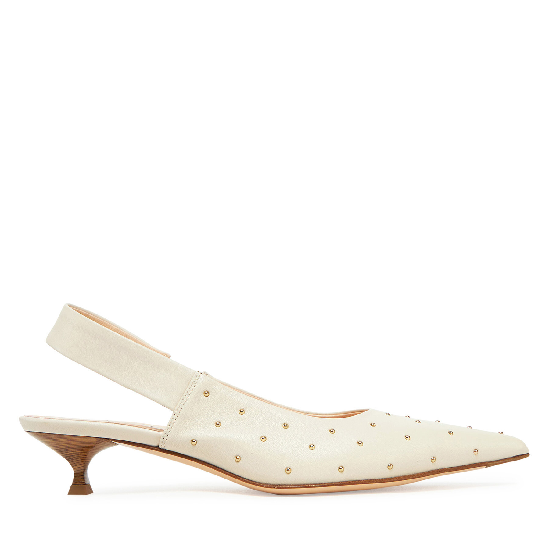 Pumps AGL Lenor Studs D167022PCKS057G447 Écru