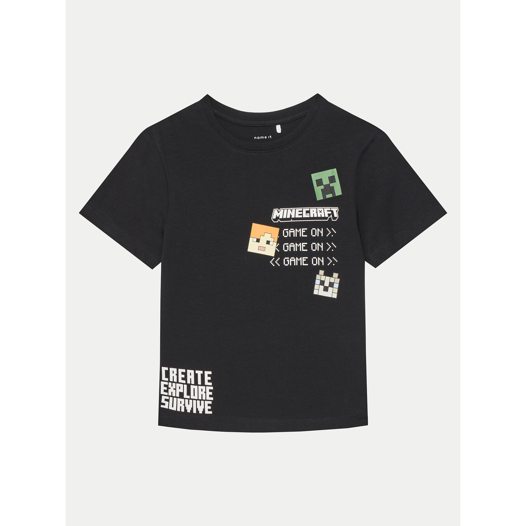 NAME IT T-Shirt Jafar MINECRAFT 13238538 Schwarz Regular Fit