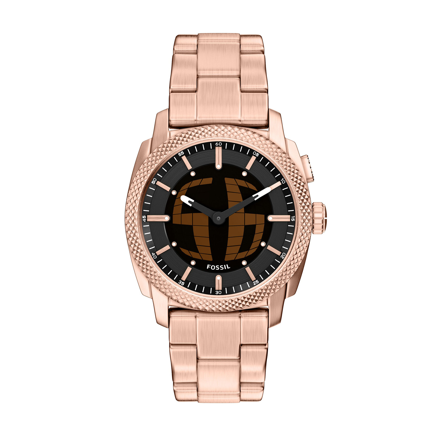 Uhr Fossil Machine Big Tic FS6158 Roségold