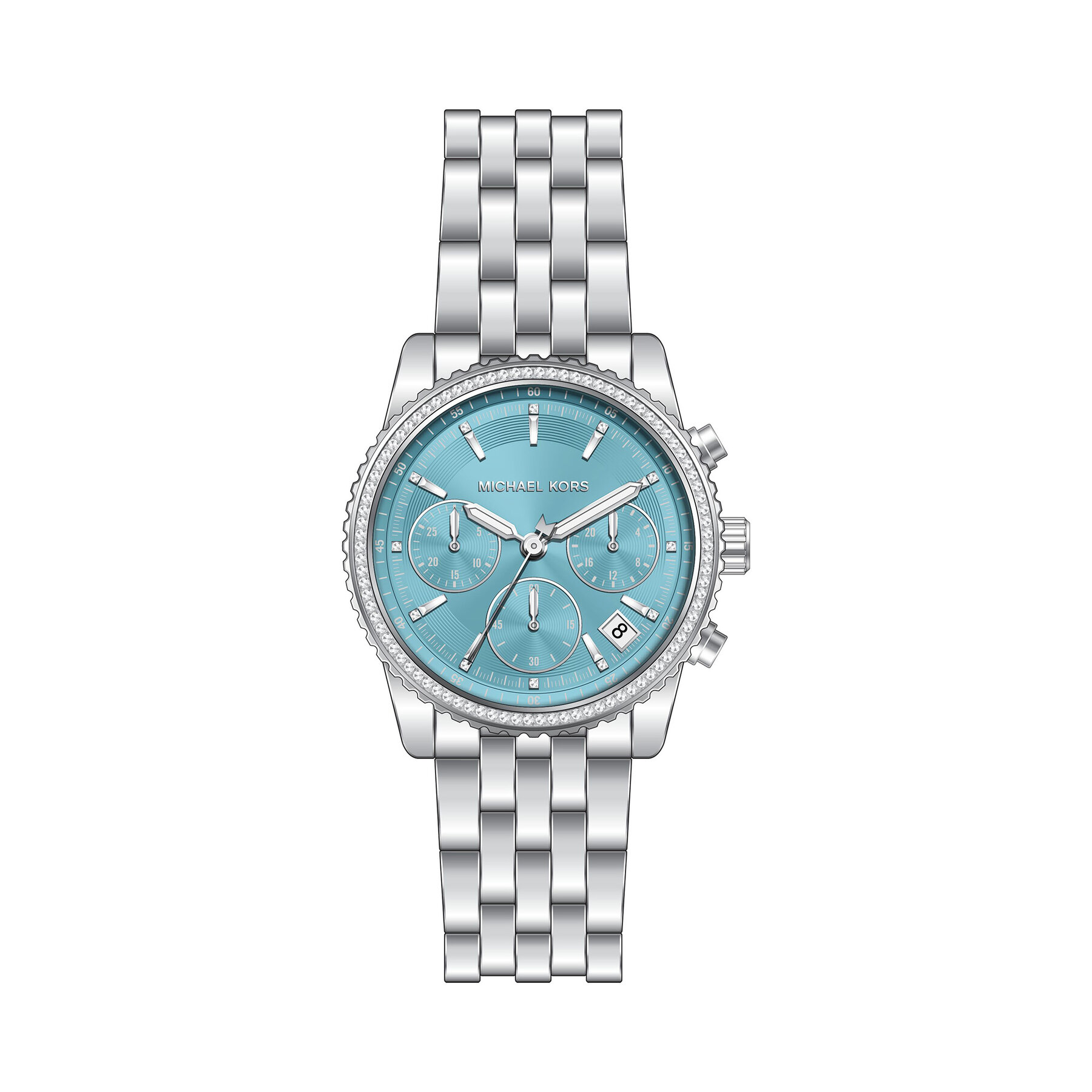 Uhr Michael Kors Bryant MK7539 Silberfarben