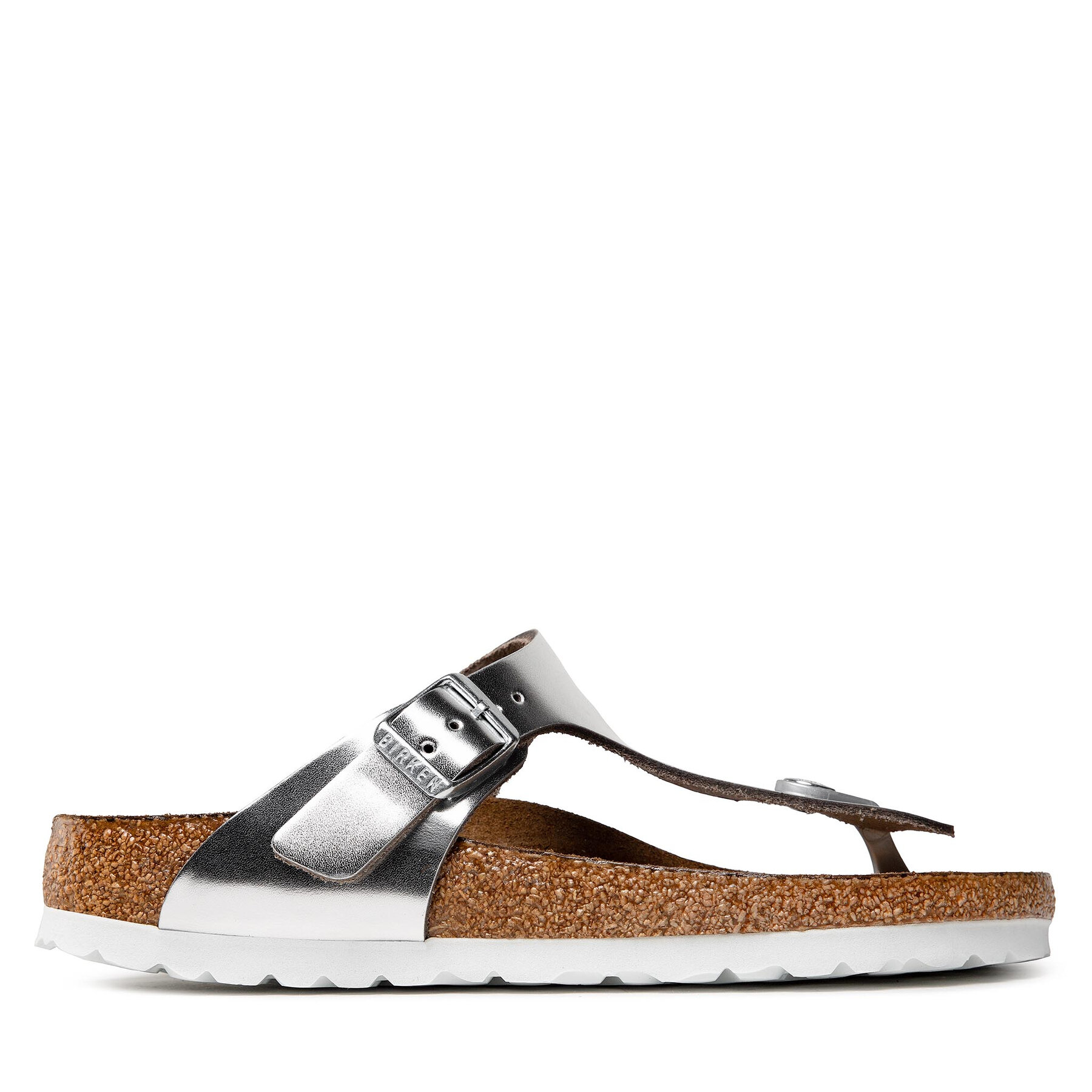 Zehentrenner Birkenstock Gizeh Bs 1003675 Silberfarben