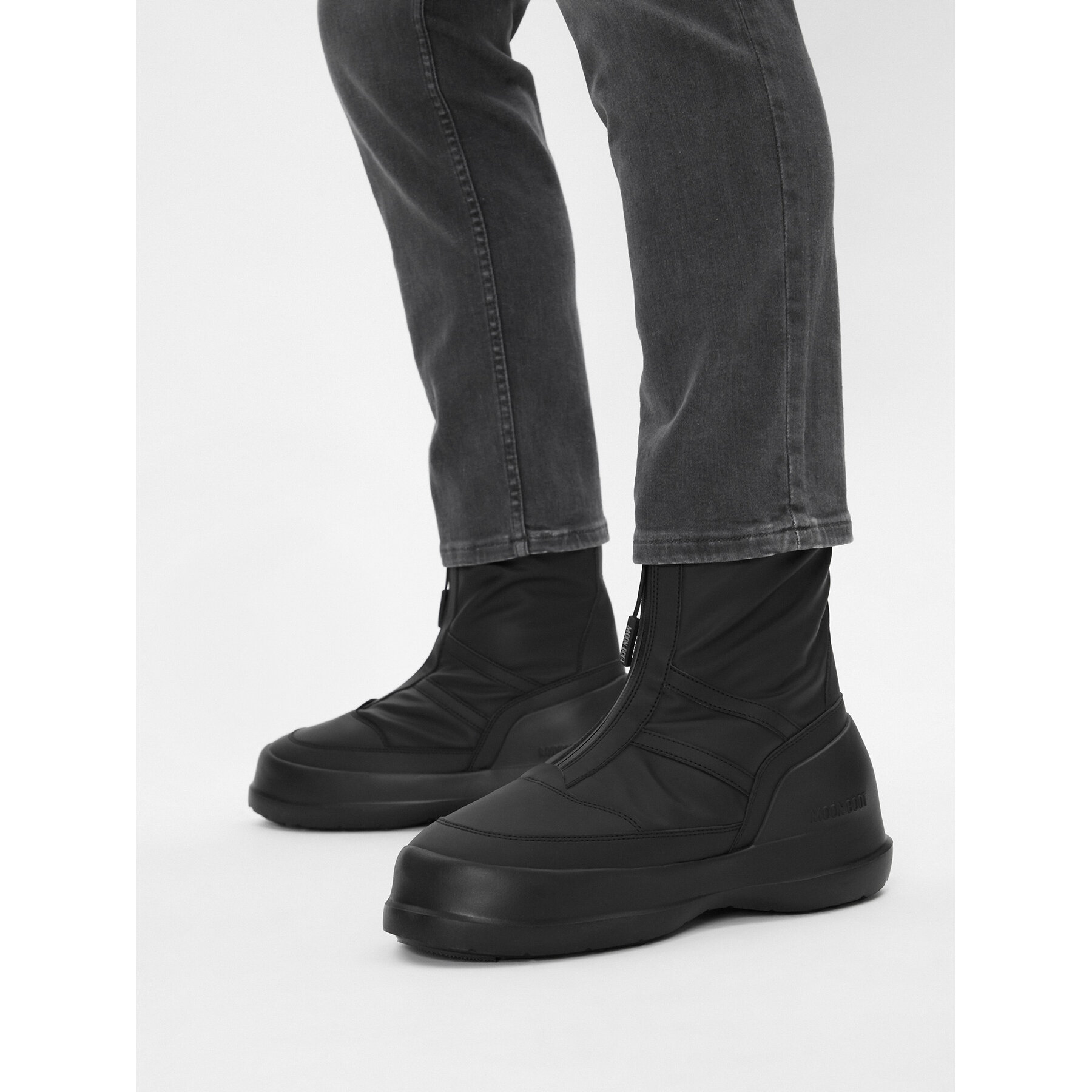Schneeschuhe Moon Boot Luna Zip Boot 80D2480010 Schwarz