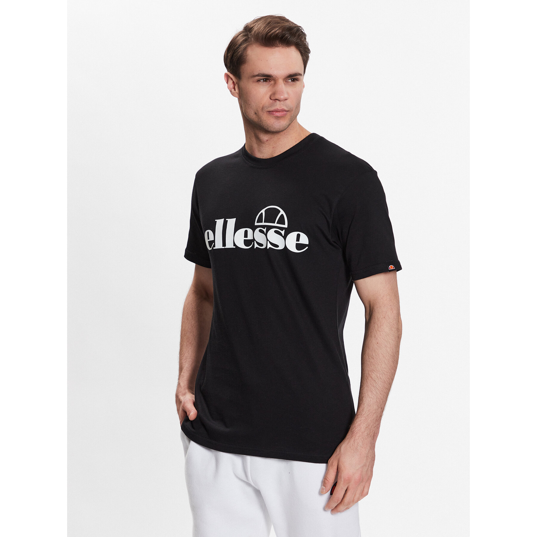 Ellesse T-Shirt Fuenti SHP16469 Schwarz Regular Fit
