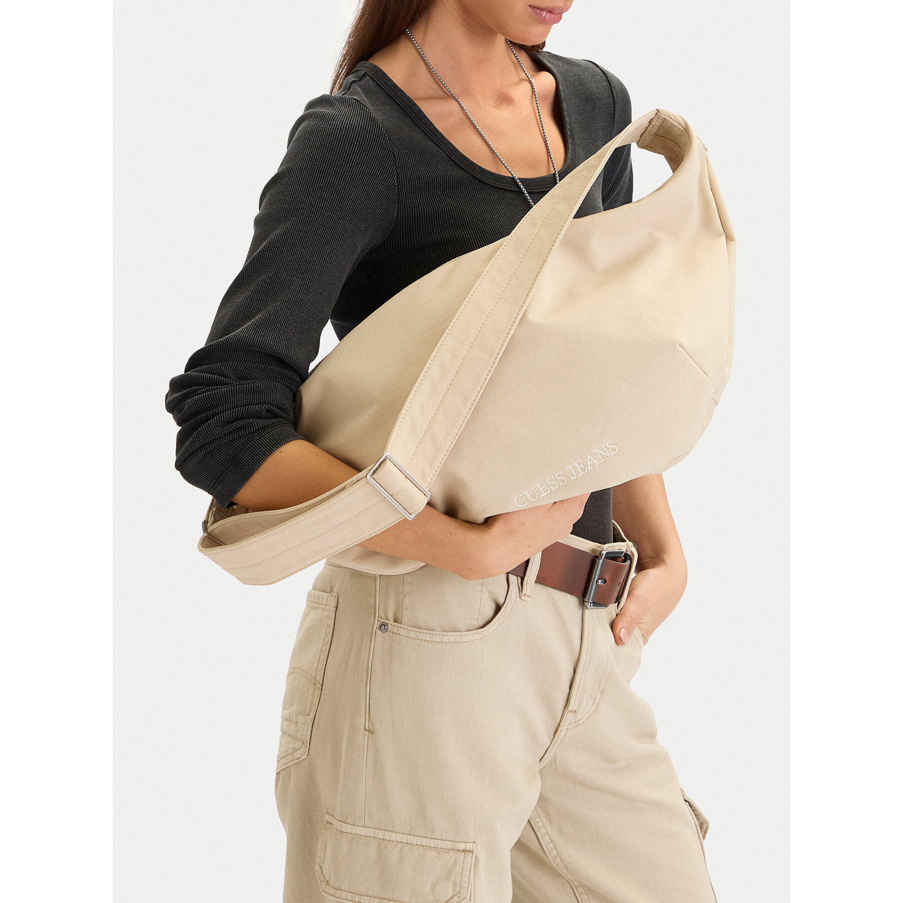 Handtasche Guess Jeans CWBEO-GUESS-M-002-09 Beige