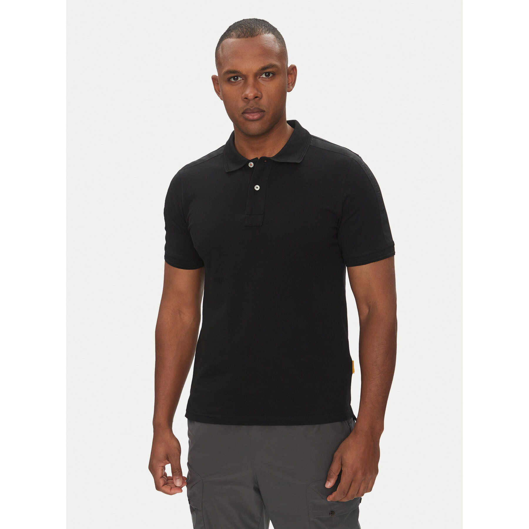 Parajumpers Poloshirt Space 25SMPMPOXF06 Schwarz Regular Fit