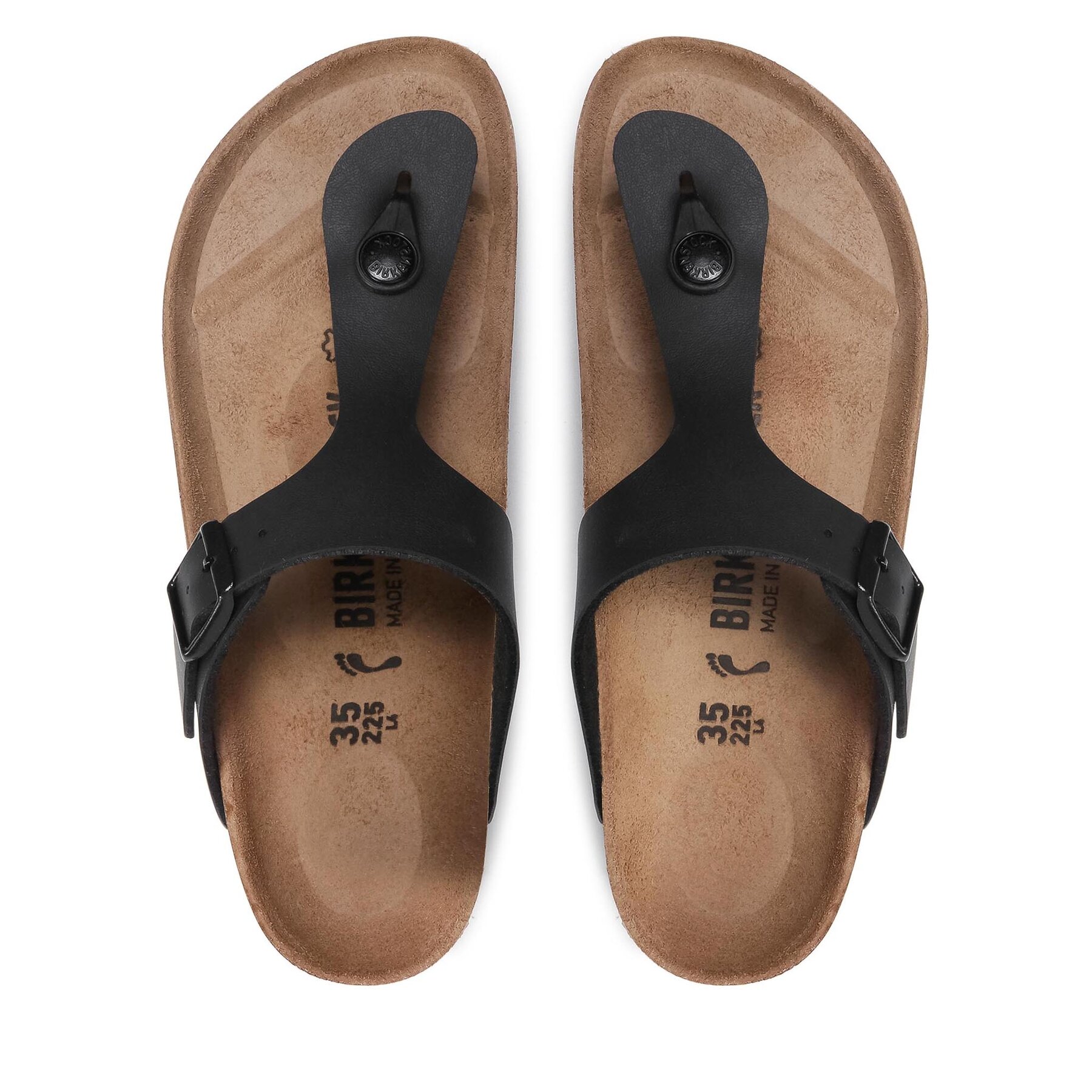Zehentrenner Birkenstock Gizeh 0043693 Schwarz