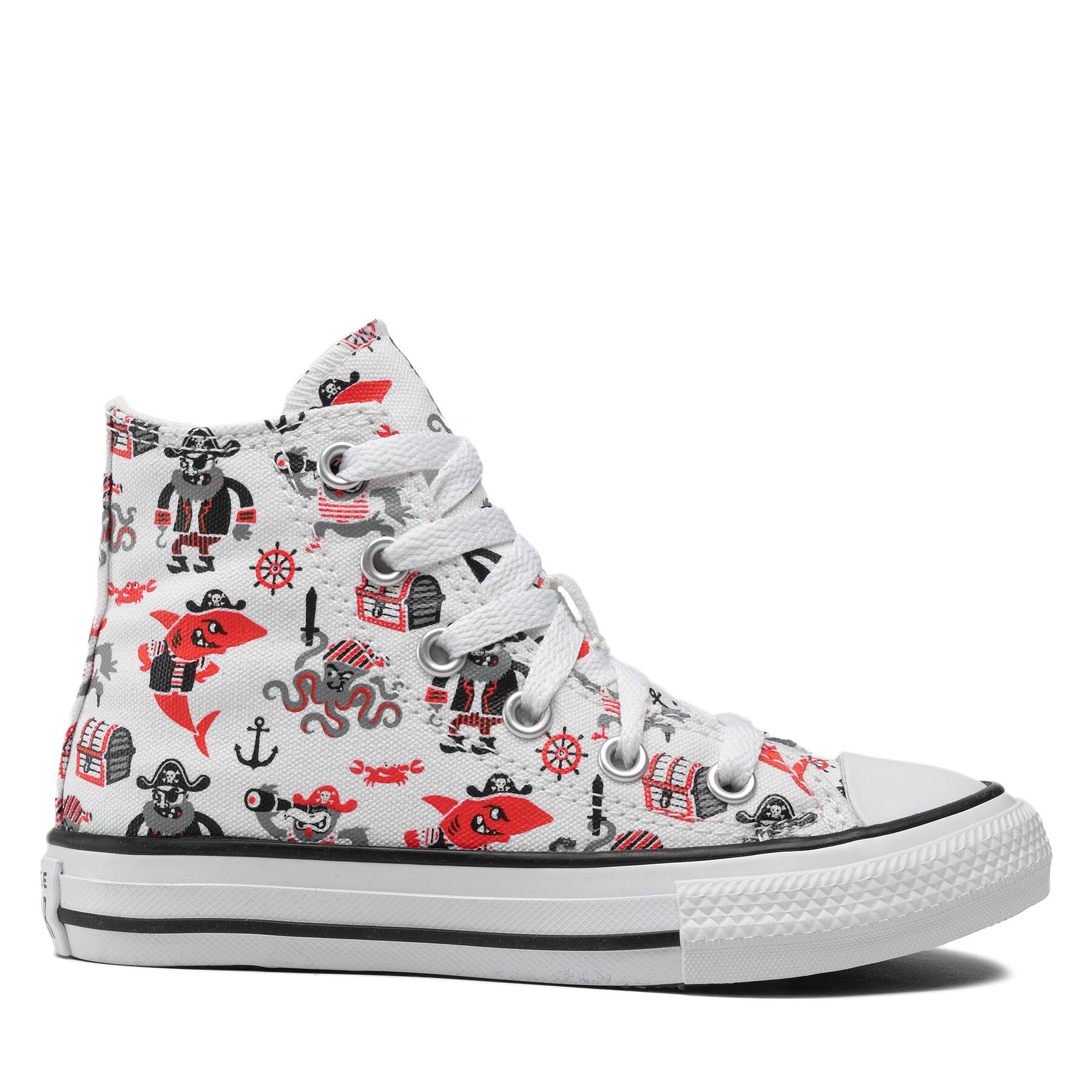 Sneakers aus Stoff Converse Chuck Taylor All Star Pirate 372874C Weiß