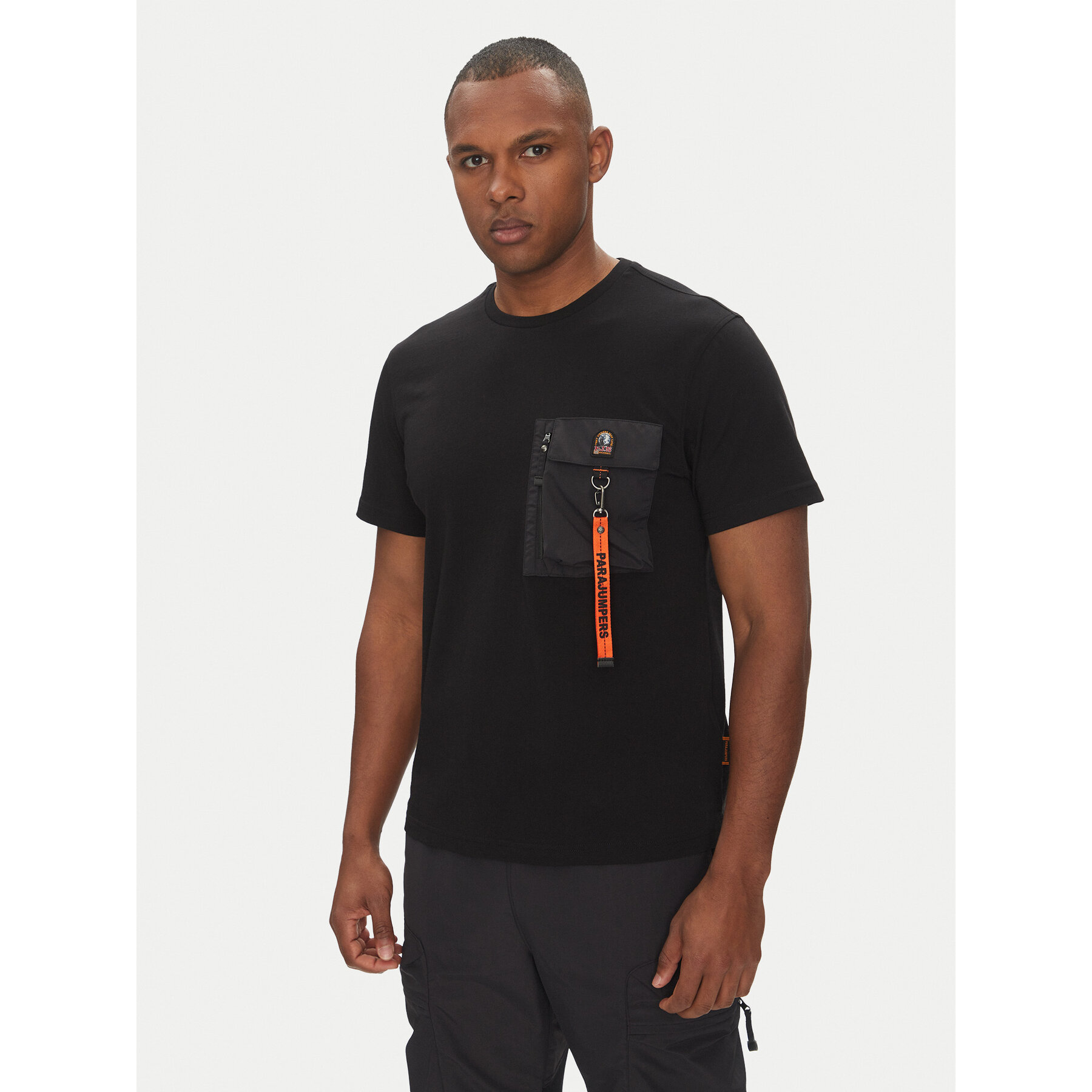 Parajumpers T-Shirt Mojave 25SMPMTSRE07 Schwarz Regular Fit