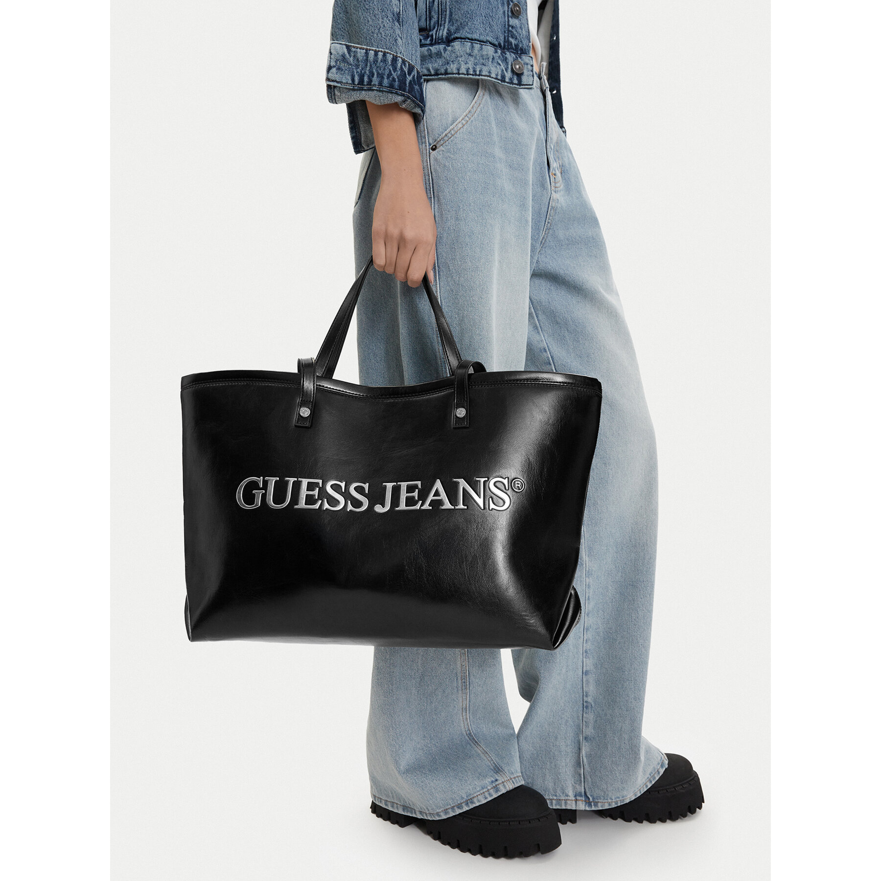 Handtasche Guess Jeans CWBEO-GUESS-B-015-09 Schwarz