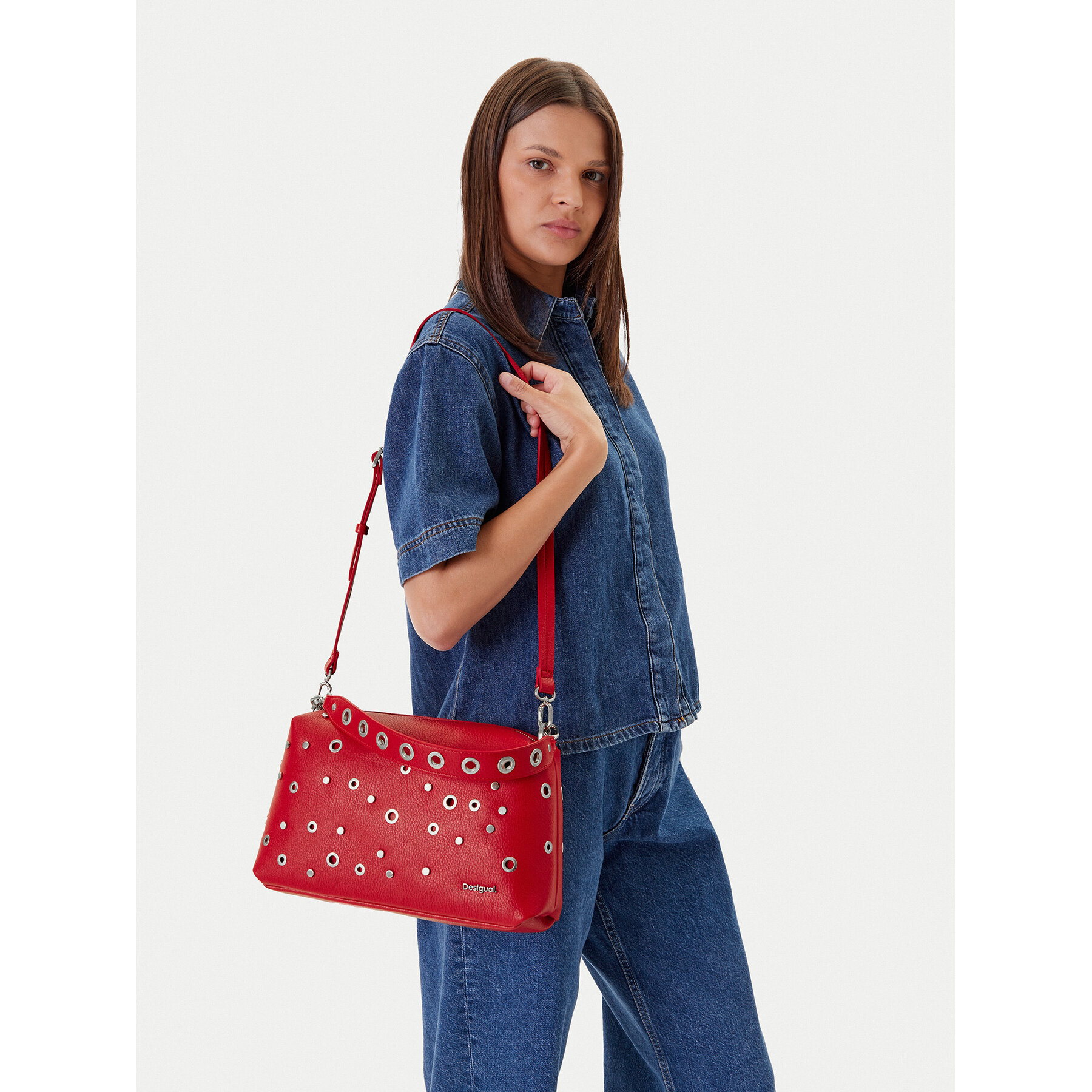 Handtasche Desigual 25SAXPAN Rot