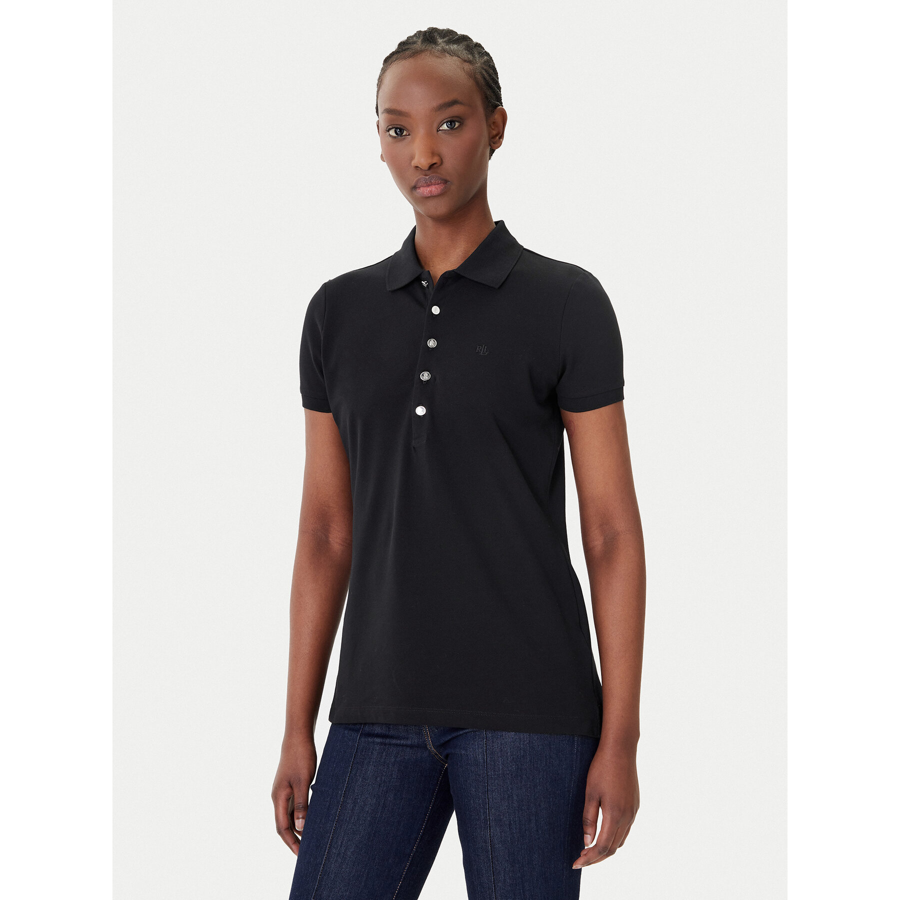 LAUREN RALPH LAUREN Poloshirt 200679219003 Schwarz Regular Fit