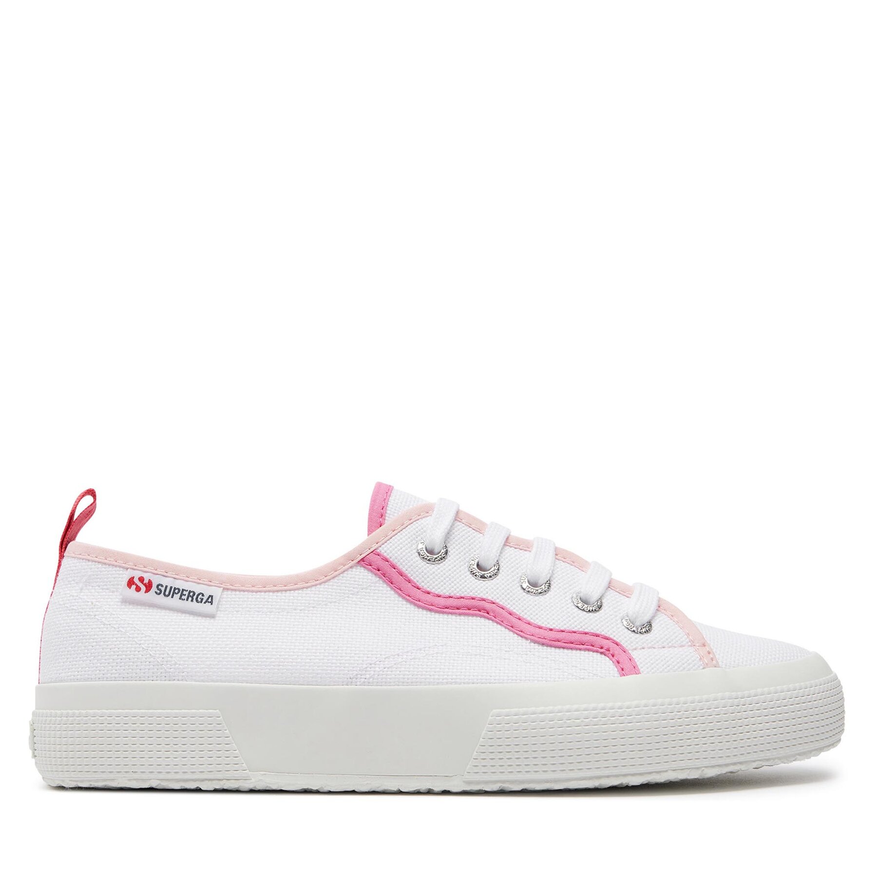 Sneakers Superga Curly Bindings 2750 S8138NW Weiß