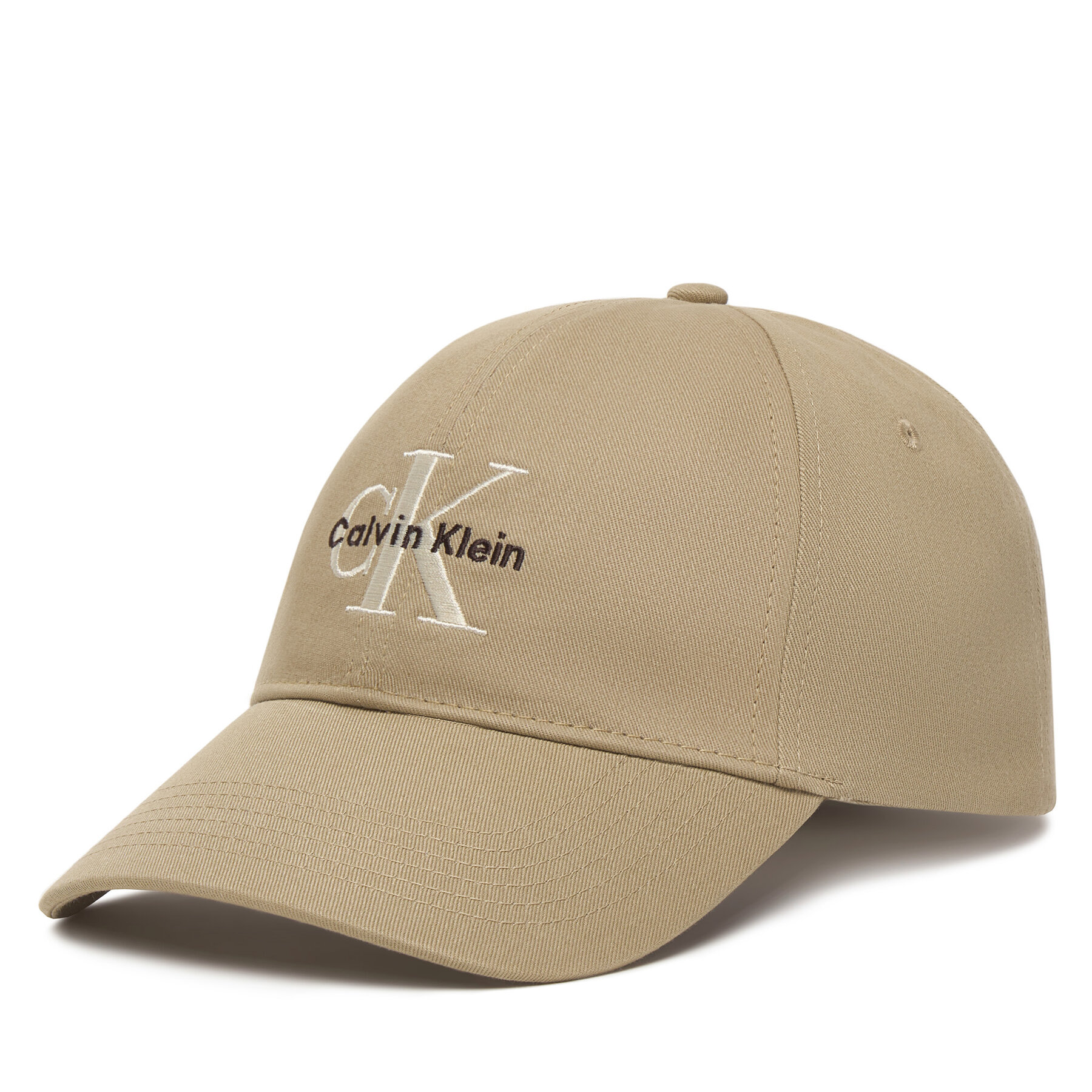 Cap Calvin Klein Monologo Embroidery Baseball Cap LV04G5004G Beige