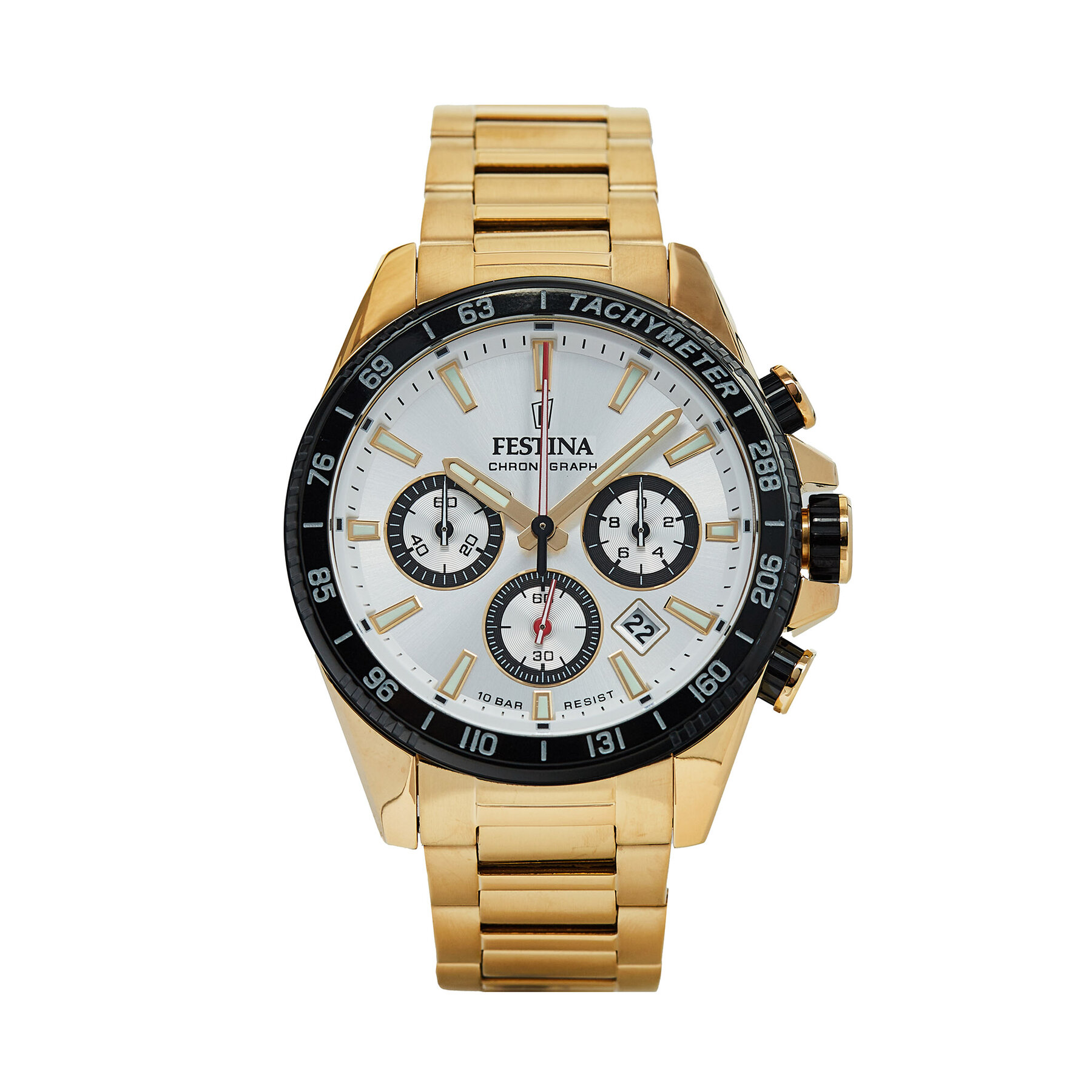 Uhr Festina Timeless Chronograph 20634/1 Goldfarben