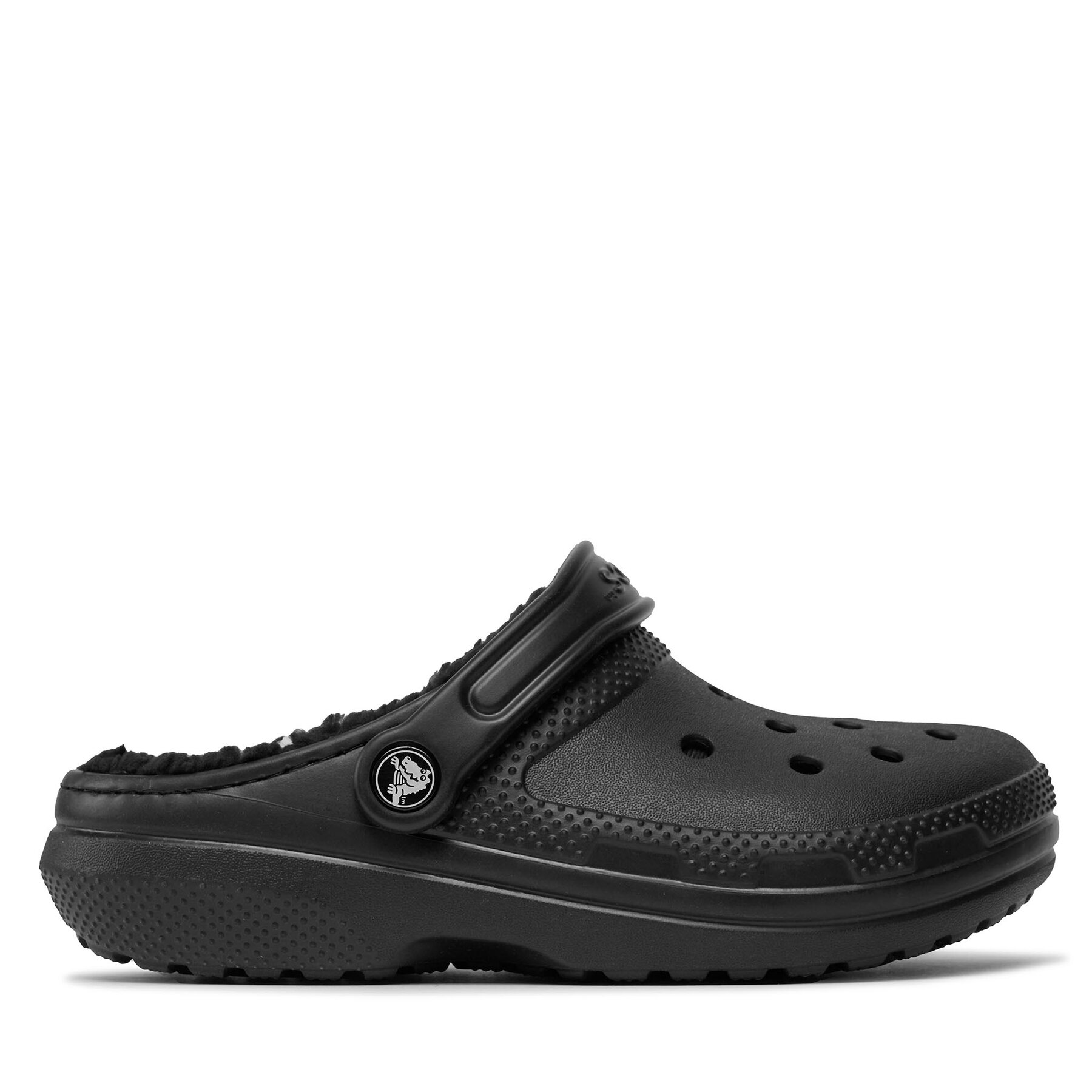 Pantoletten Crocs Classic Lined Clog 203591 Schwarz