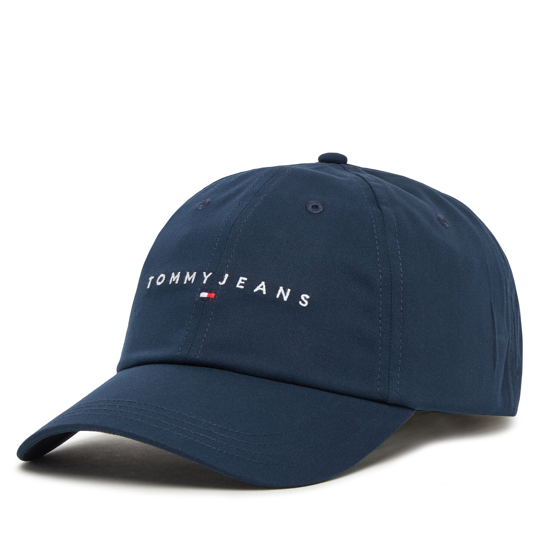 Cap Tommy Jeans Logo 6 Panel Cap AW0AW16868 Dunkelblau
