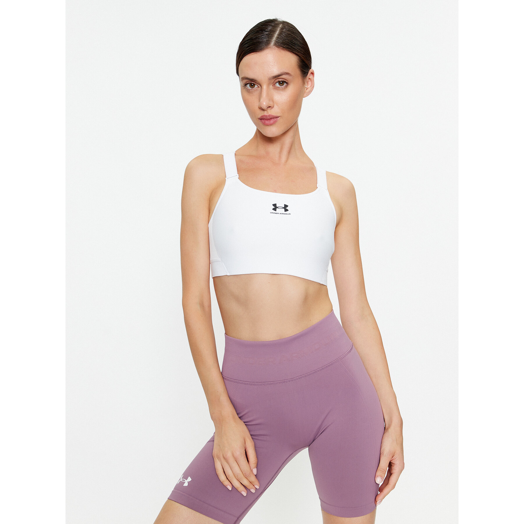 Under Armour Sport-BH Ua Hg Armour High 1379195 Weiß Compression Fit
