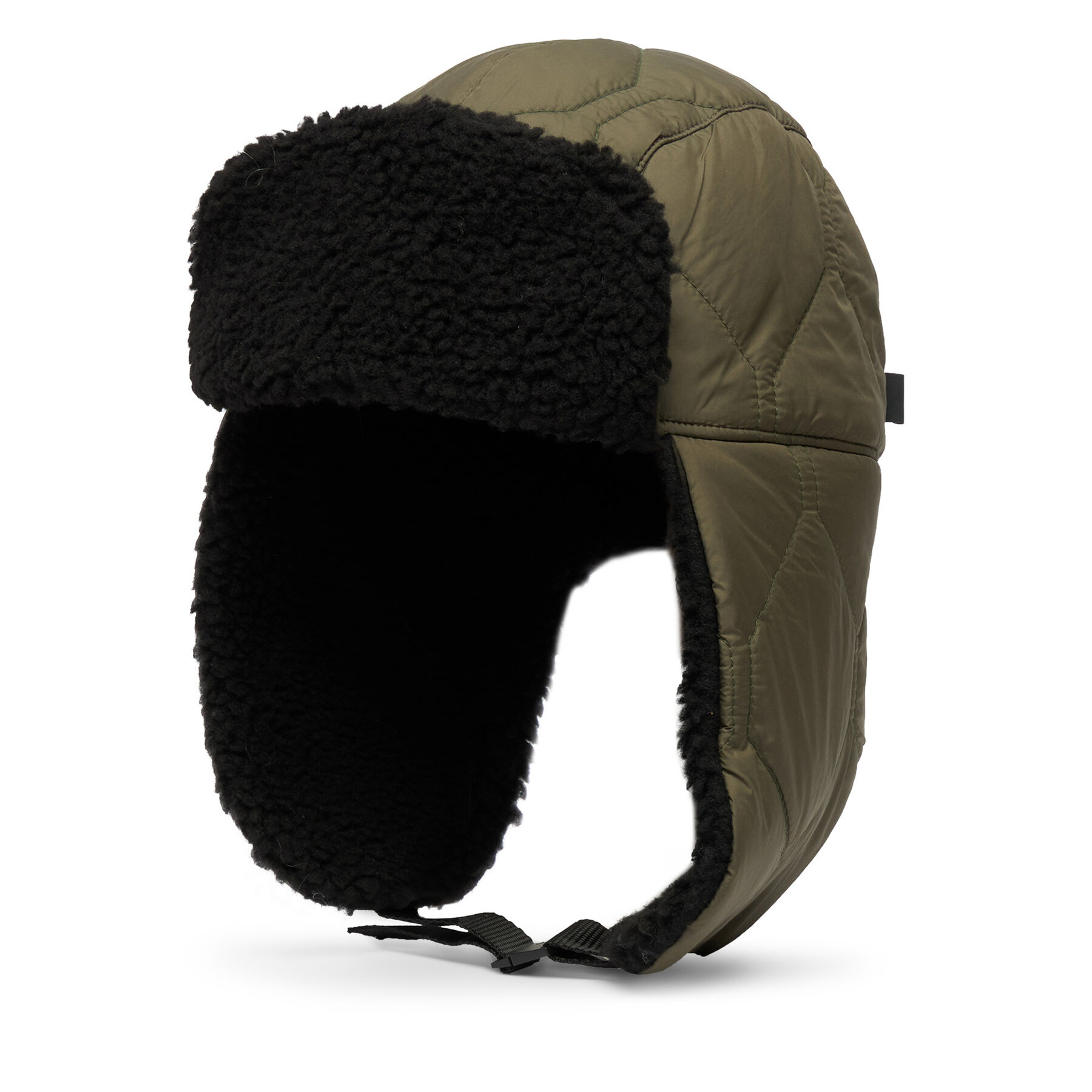 Mütze Woolrich Quilted Trapper Hat CFWOAC0295MRUT2635 Khakifarben