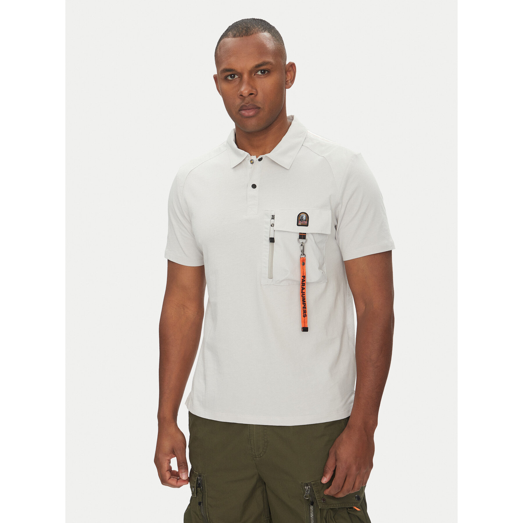 Parajumpers Poloshirt Rescue 25SMPMPORE10 Grau Regular Fit