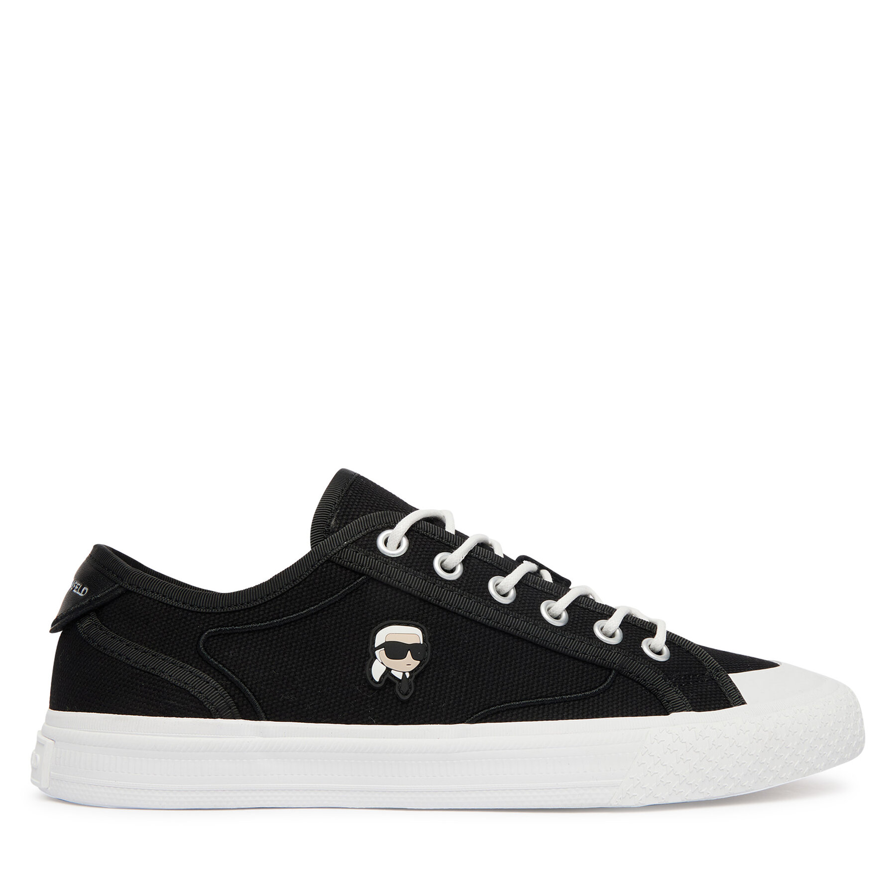 Sneakers aus Stoff KARL LAGERFELD Rae Karl NFT KL60331N Schwarz
