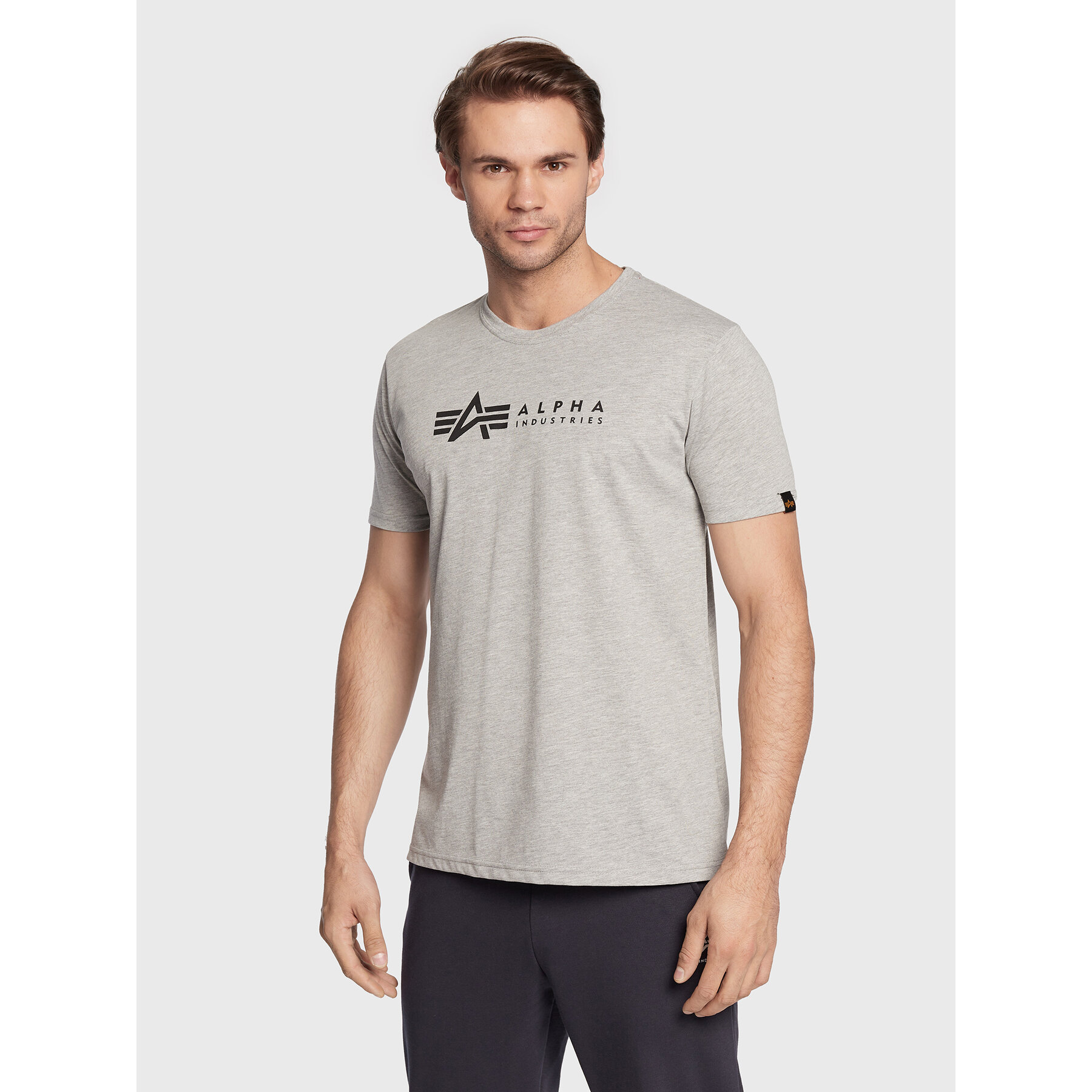 Alpha Industries 2er-Set T-Shirts Alpha Label 118534 Bunt Regular Fit