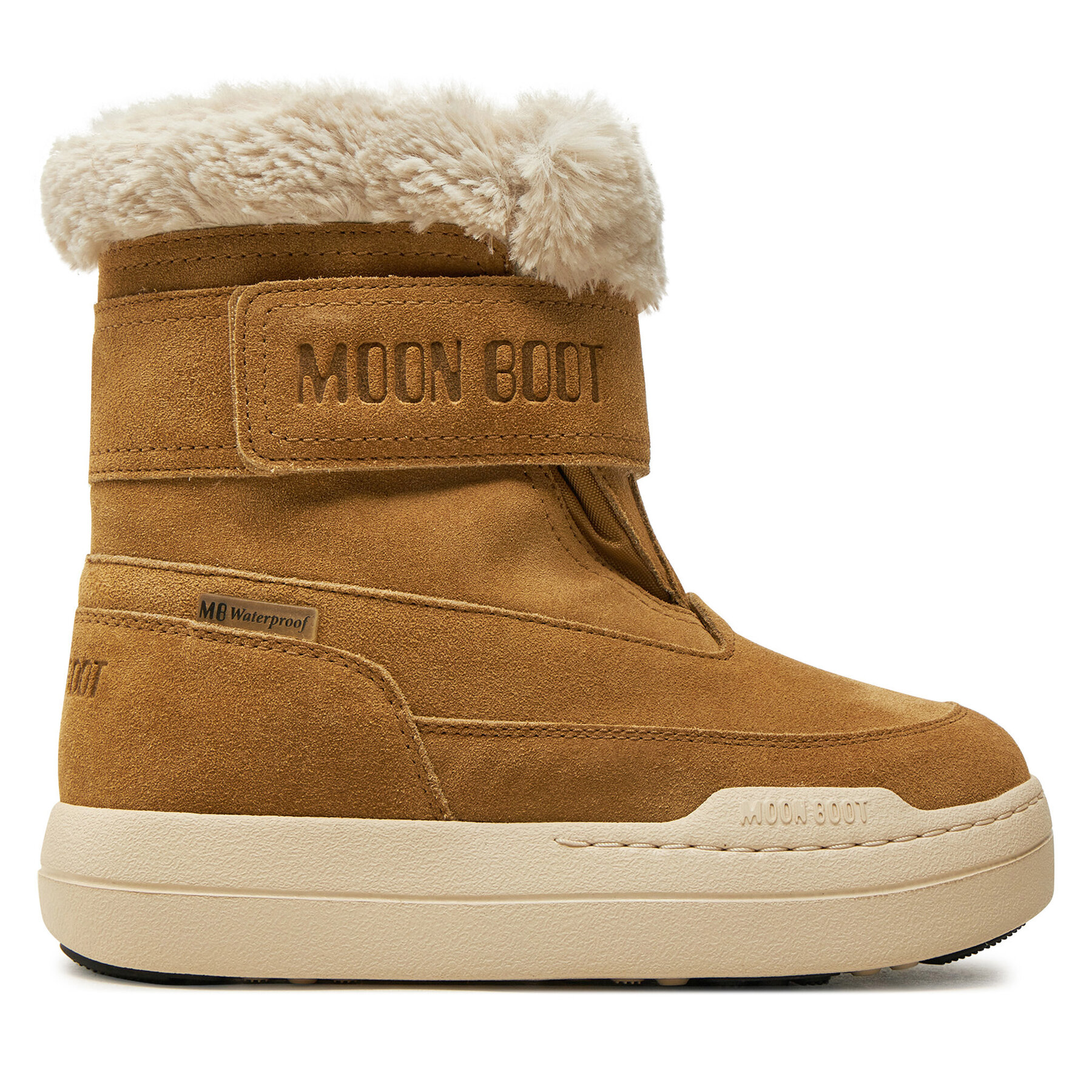 Schneeschuhe Moon Boot Junior Park Dtrap Boot Suede 80D3440040 Braun