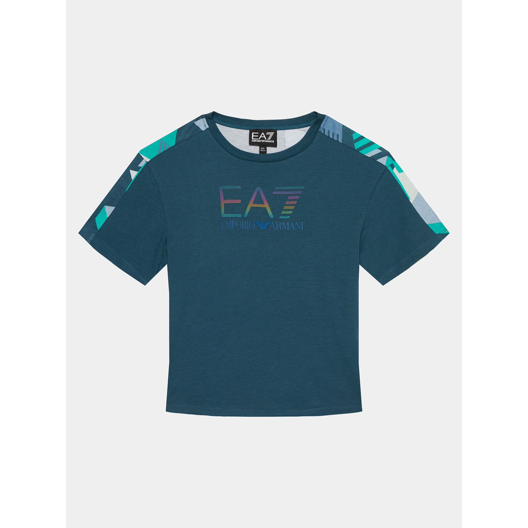 EA7 Emporio Armani T-Shirt 3DBT54 BJ02Z 1821 Silberfarben Regular Fit