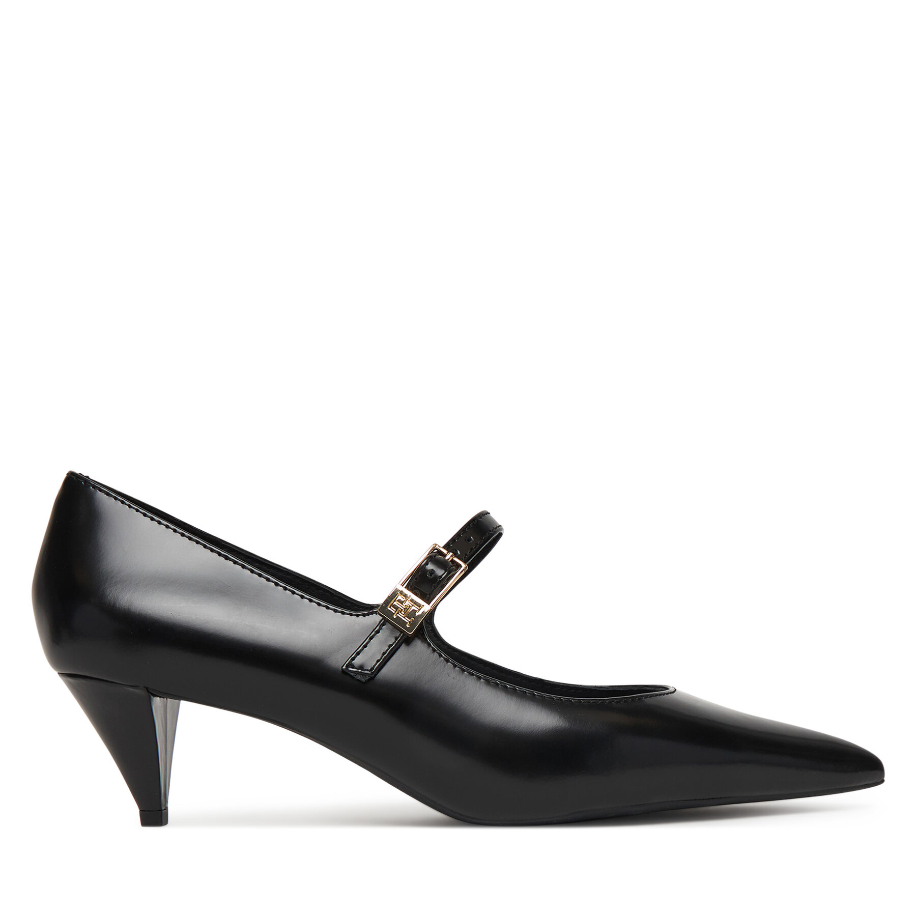 High Heels Tommy Hilfiger Low Pump Abrasivato FW0FW09321 Schwarz