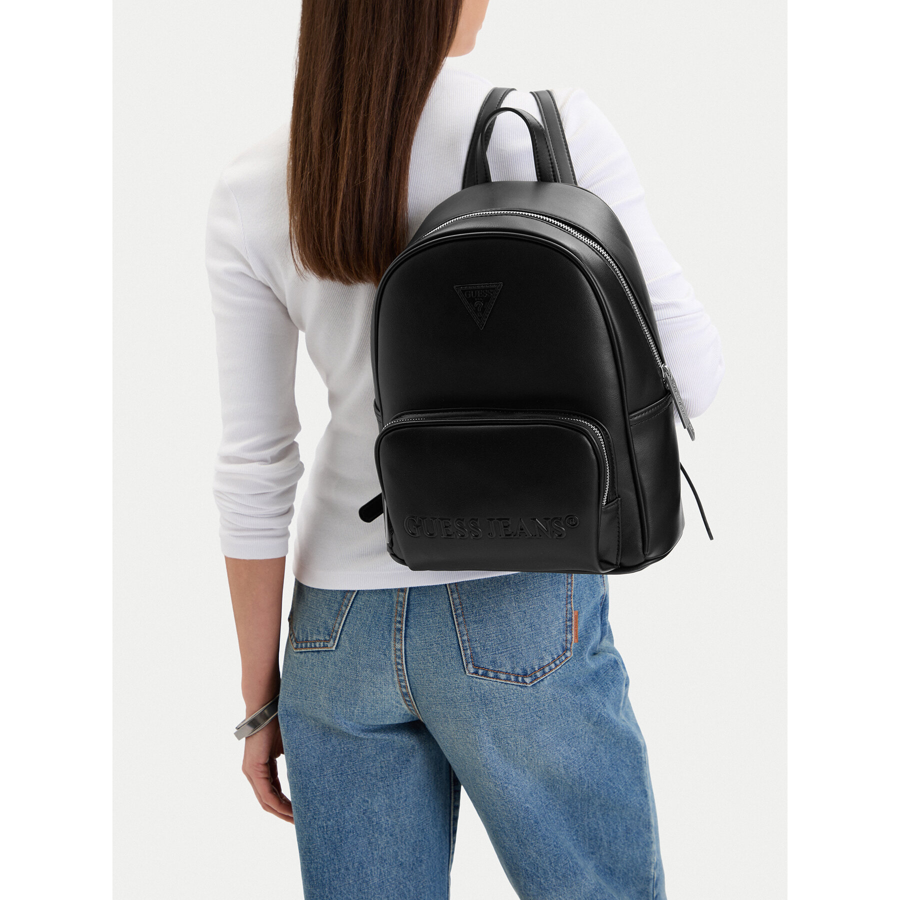 Rucksack Guess Jeans CWBEO-GUESS-B-011-09 Schwarz