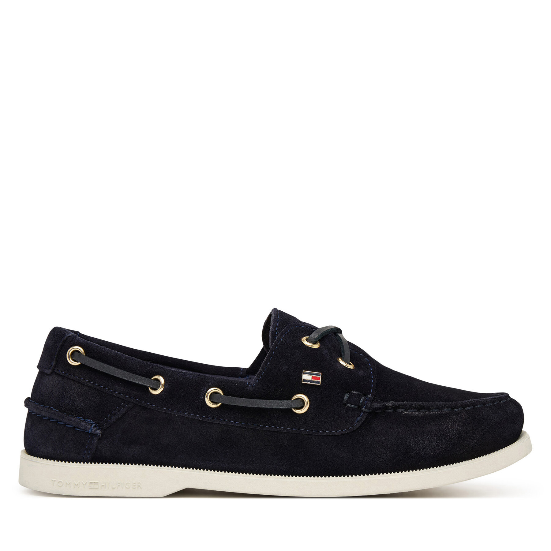 Mokassins Tommy Hilfiger Hilfiger Suede Boat Shoe FW0FW09338 Dunkelblau