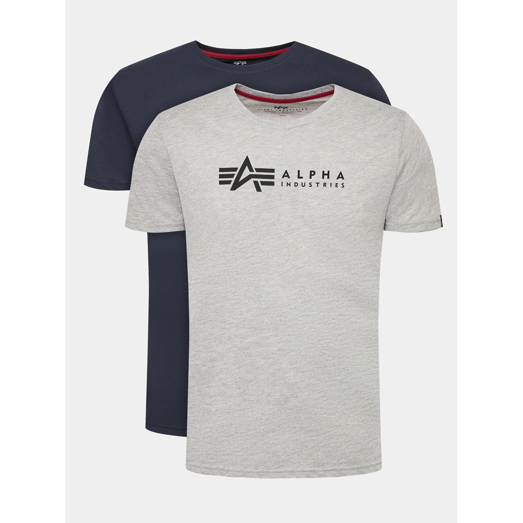 Alpha Industries T-Shirt-Set Alpha Label 118534 Bunt Regular Fit