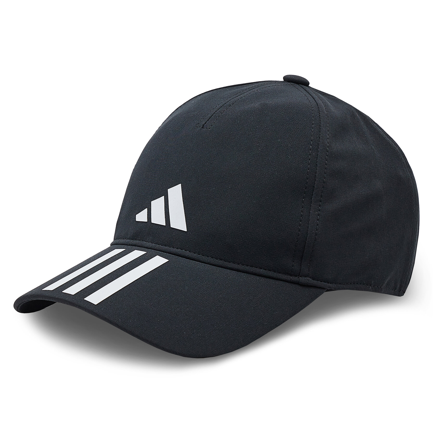 Cap adidas 3-Stripes AEROREADY Running Training Baseball Cap IC6520 Schwarz