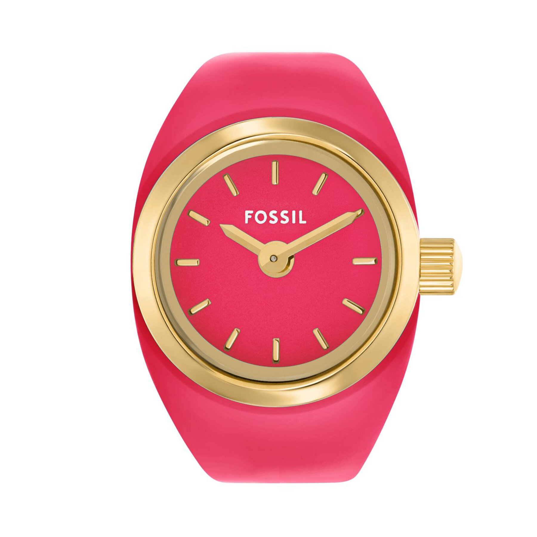 Uhr Fossil Watch Ring ES5414 Rosa