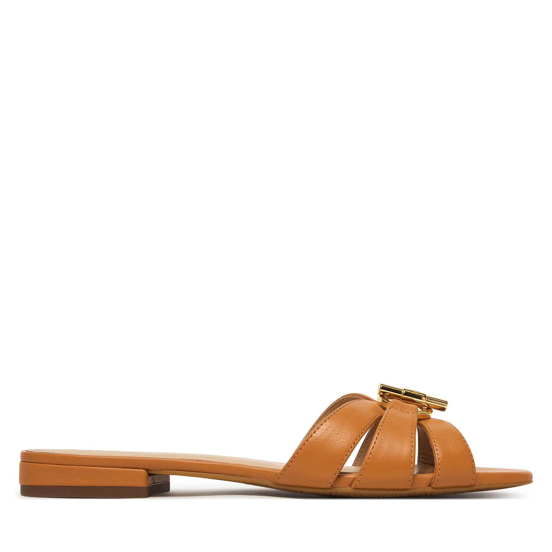 Pantoletten LAUREN RALPH LAUREN 802982875006 Braun