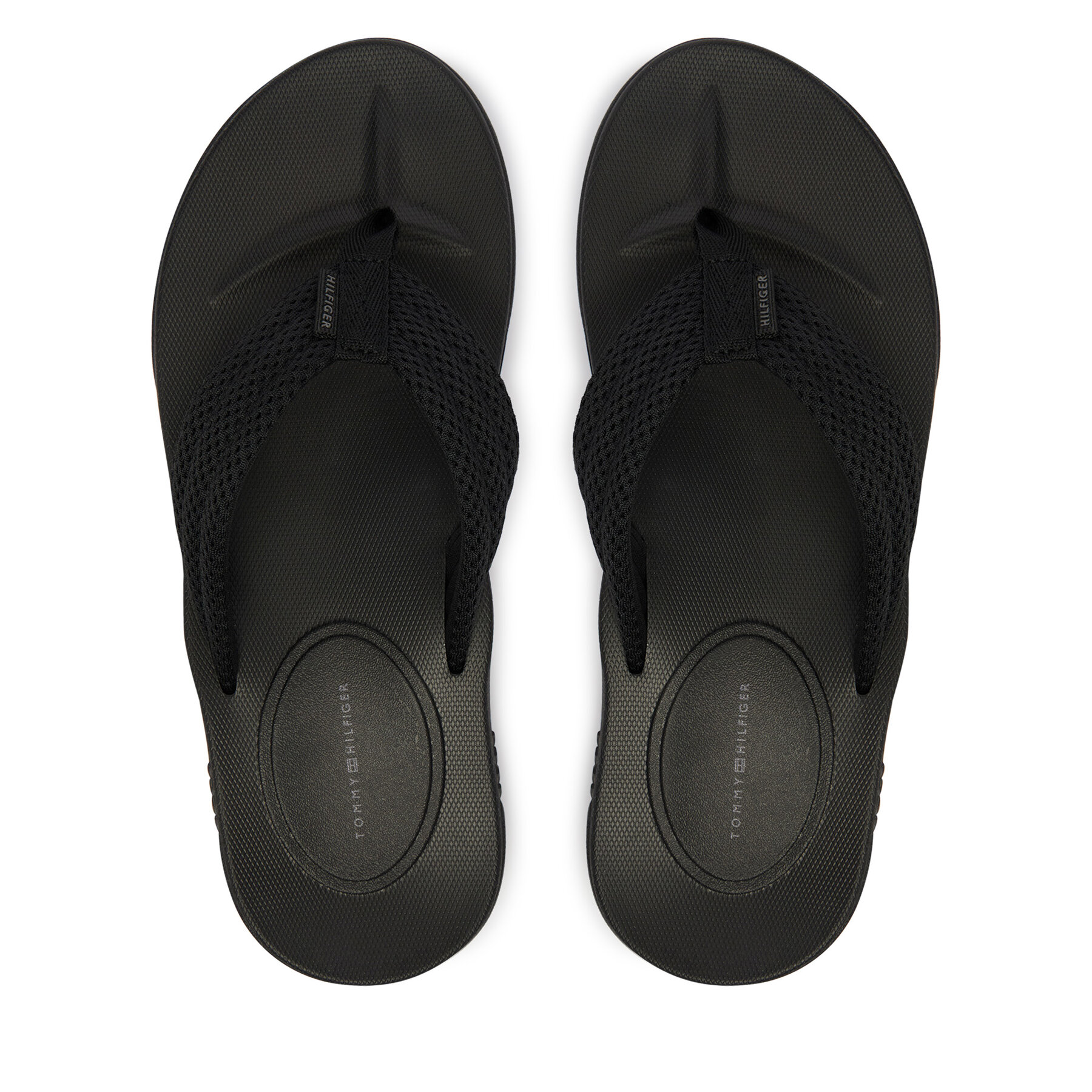 Zehentrenner Tommy Hilfiger Molded Padded Hilfiger B Sandal FM0FM05901 Schwarz