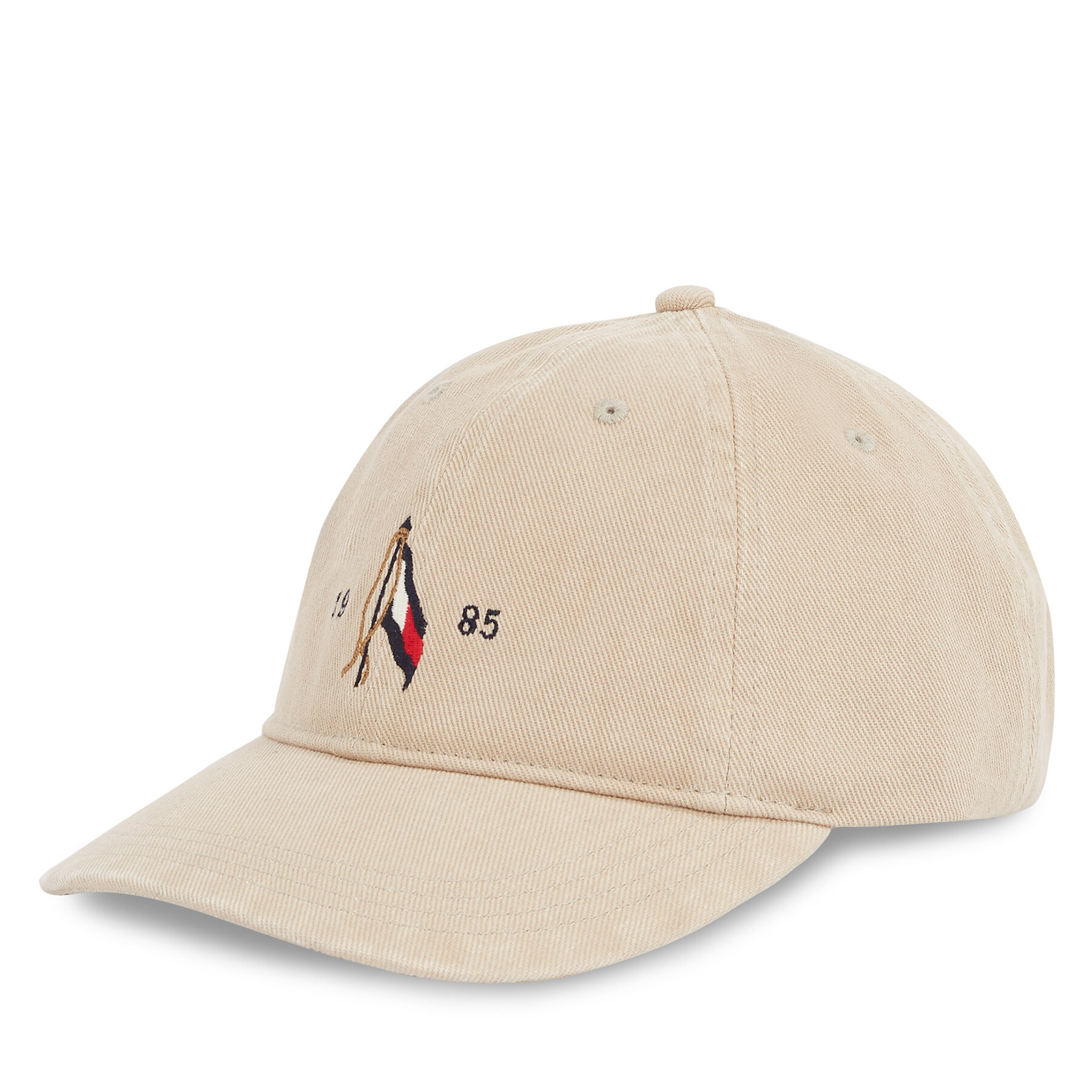 Cap Tommy Hilfiger Seasonal Flag Wash 6 Panel Cap AM0AM13348 Beige