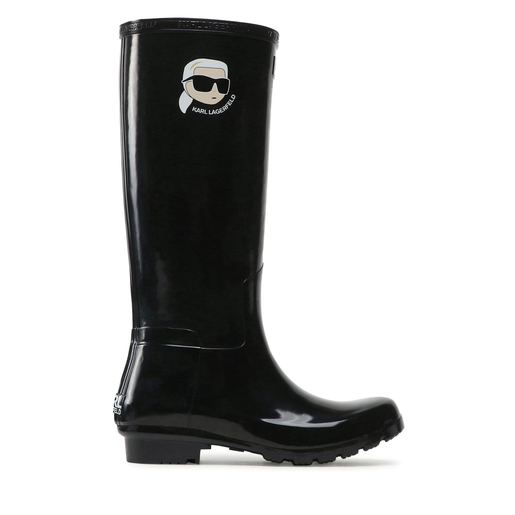 Gummistiefel KARL LAGERFELD KL47090N Schwarz