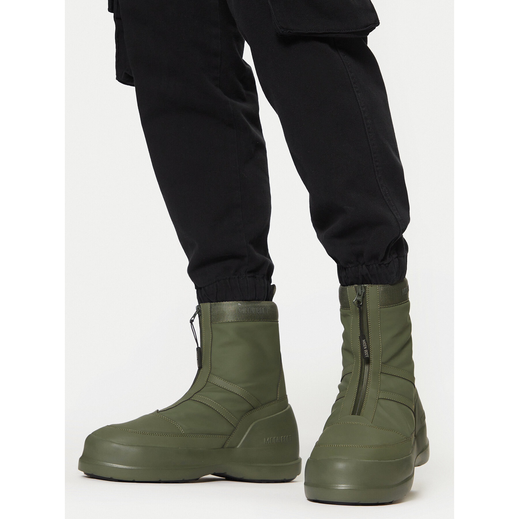 Schneeschuhe Moon Boot Luna Zip Boot 80D2480010 Khakifarben