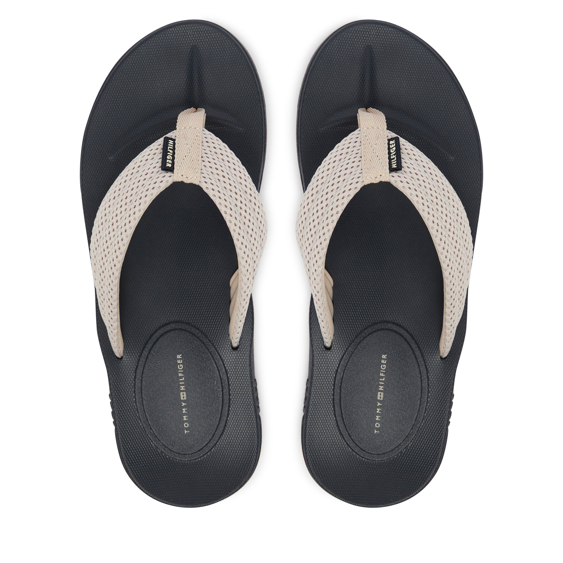Zehentrenner Tommy Hilfiger Molded Padded Hilfiger B Sandal FM0FM05901 Grau