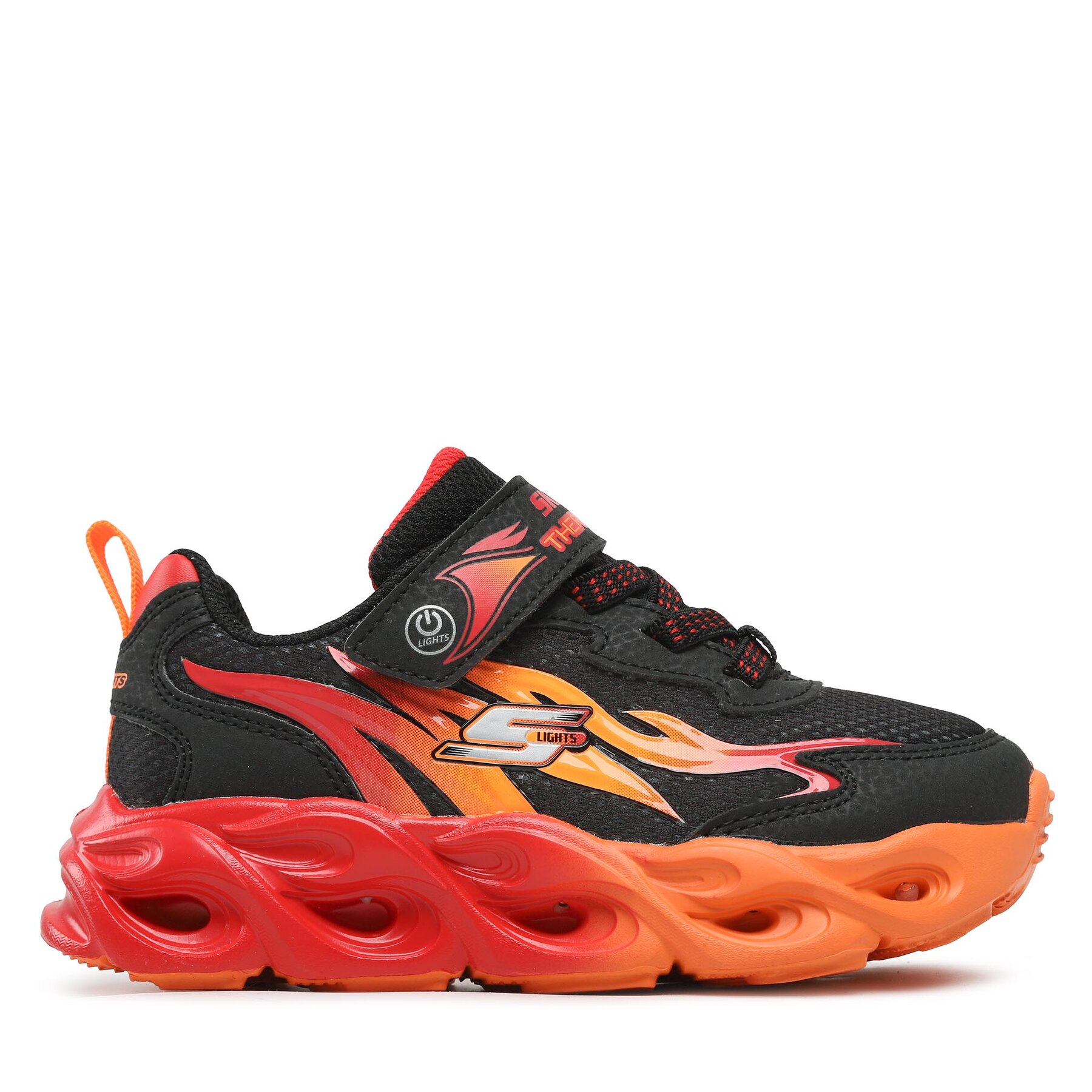 Sneakers Skechers Heat Flux 400103L/BKRD Schwarz