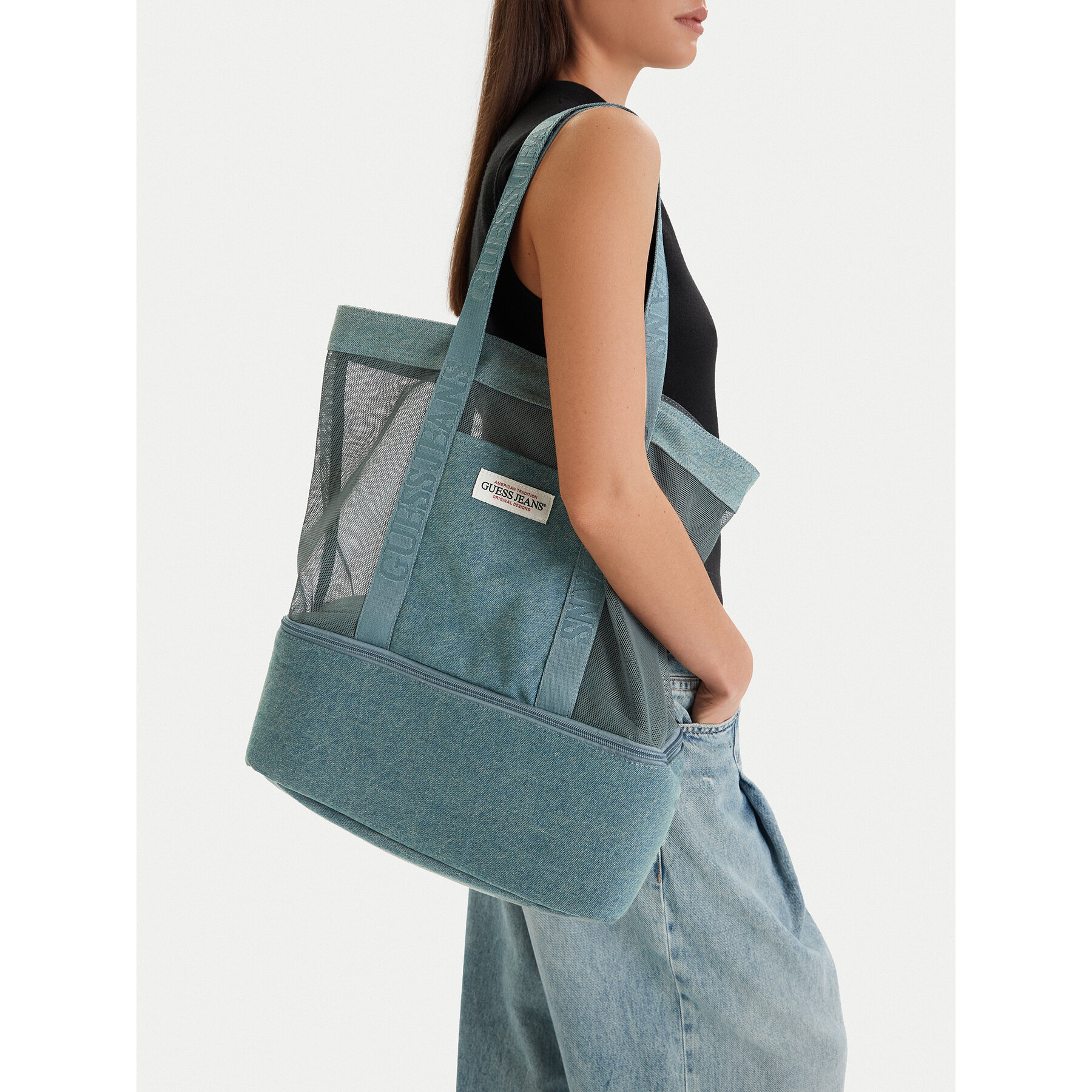 Handtasche Guess Jeans CWBEO-GUESS-M-004-09 Blau