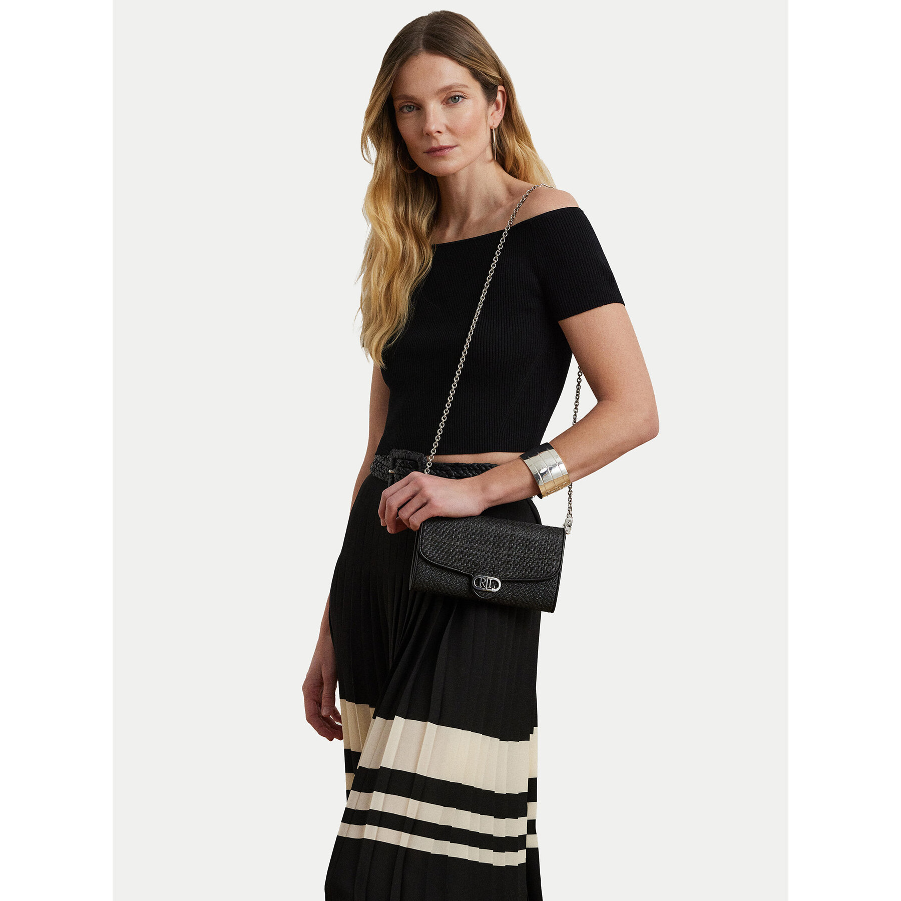 Handtasche LAUREN RALPH LAUREN 432966881002 Schwarz