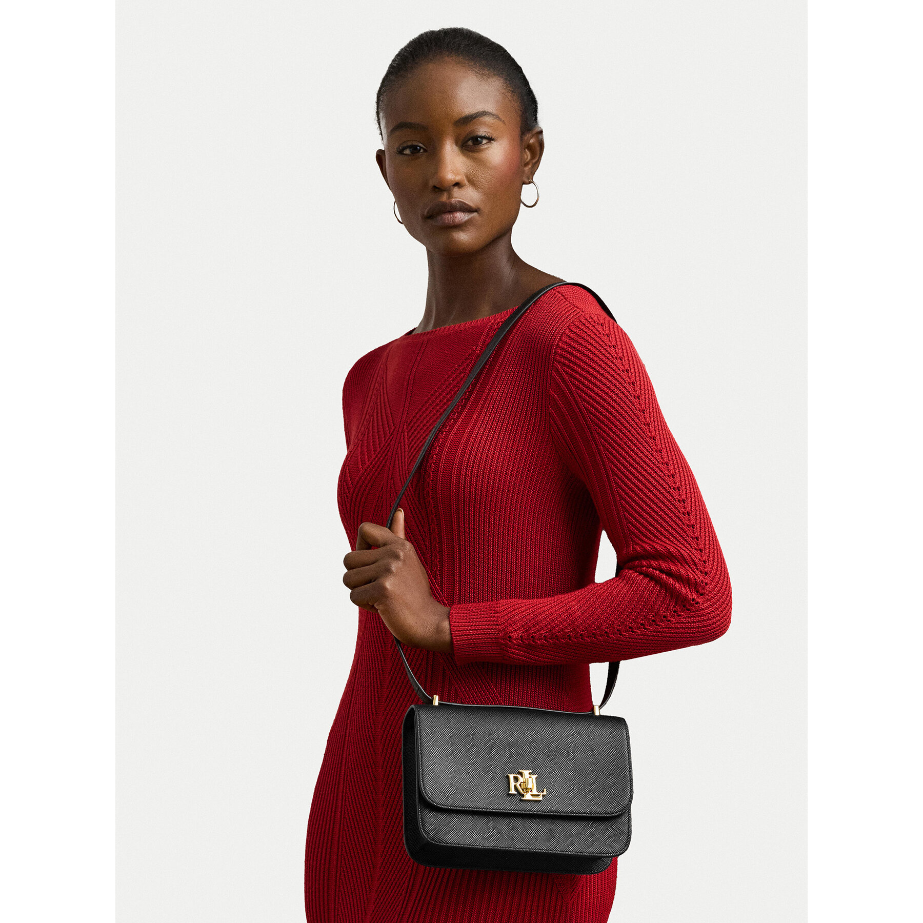 Handtasche LAUREN RALPH LAUREN 431974272002 Schwarz