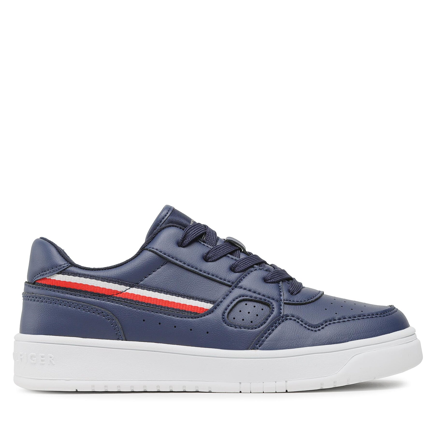 Sneakers Tommy Hilfiger Stripes Low Cut Lace-Up Sneaker T3X9-32848-1355 S Dunkelblau