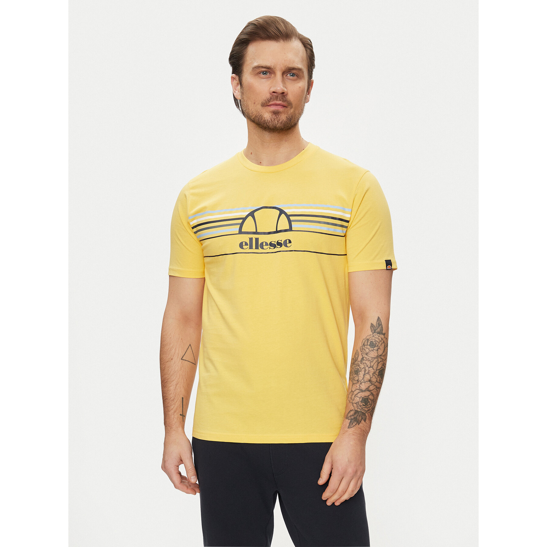 Ellesse T-Shirt Lentamente SHV11918 Gelb Regular Fit