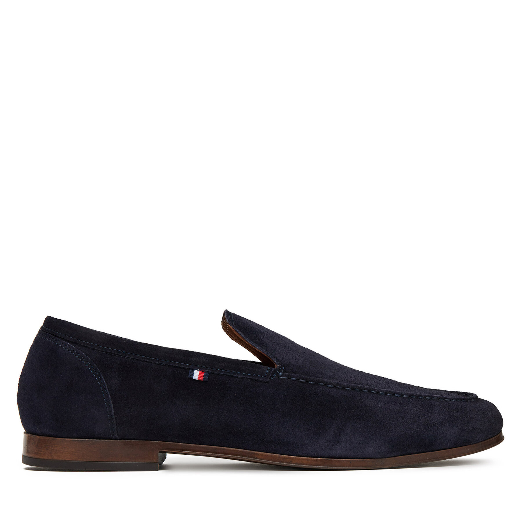 Mokassins Tommy Hilfiger Hilfiger Flexible Suede Loafer FM0FM05496 Dunkelblau