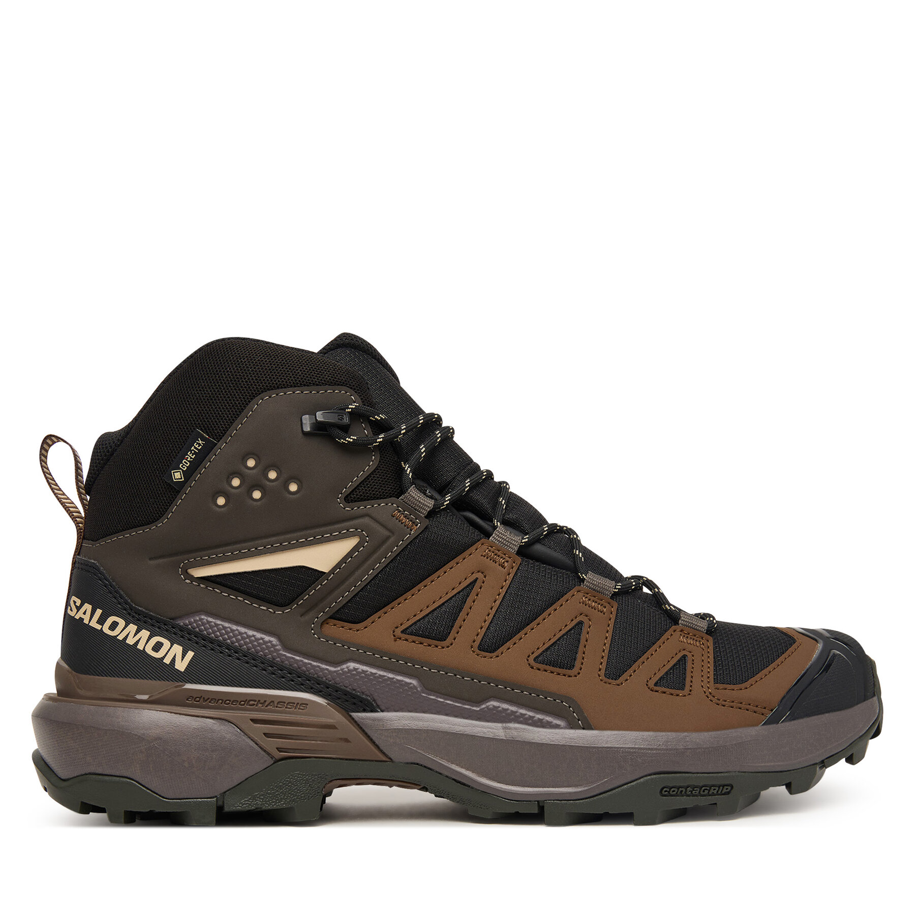 Trekkingschuhe Salomon X Ultra 360 Mid GTX L45473200 Schwarz
