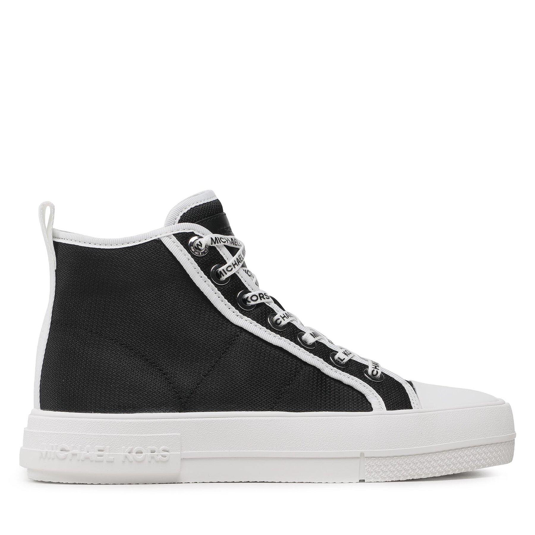 Sneakers aus Stoff MICHAEL Michael Kors Evy High Top 43S3EYFE6D Schwarz