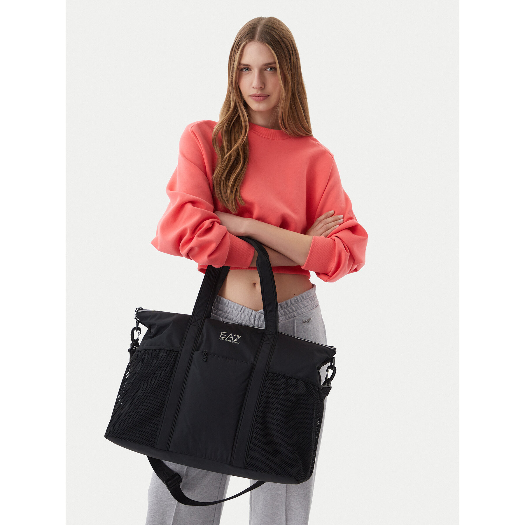 Handtasche EA7 Emporio Armani 7W001196 AF22279 UC001 Schwarz