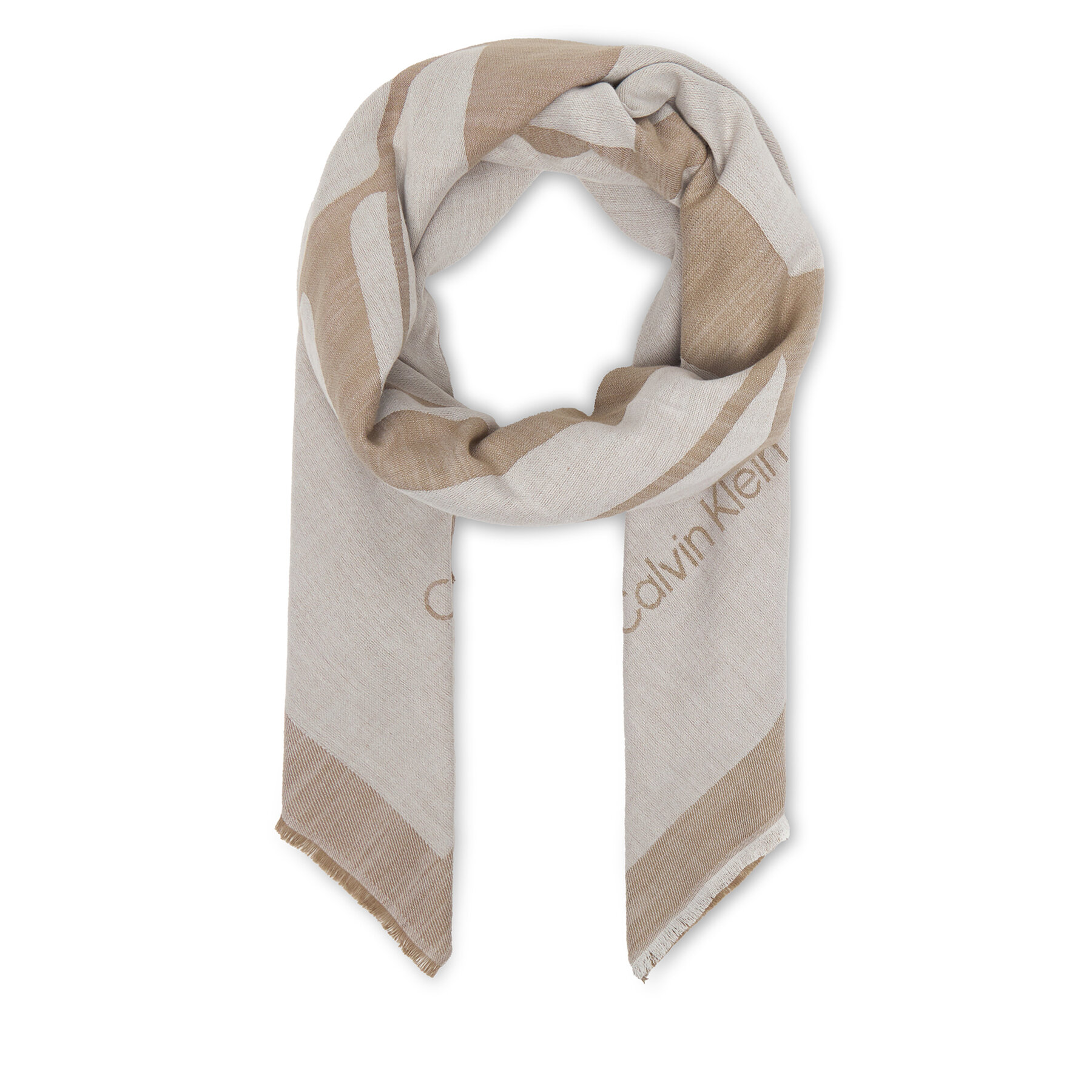 Tuch Calvin Klein Calvin Chambray Square Scarf LV04F8085G Beige